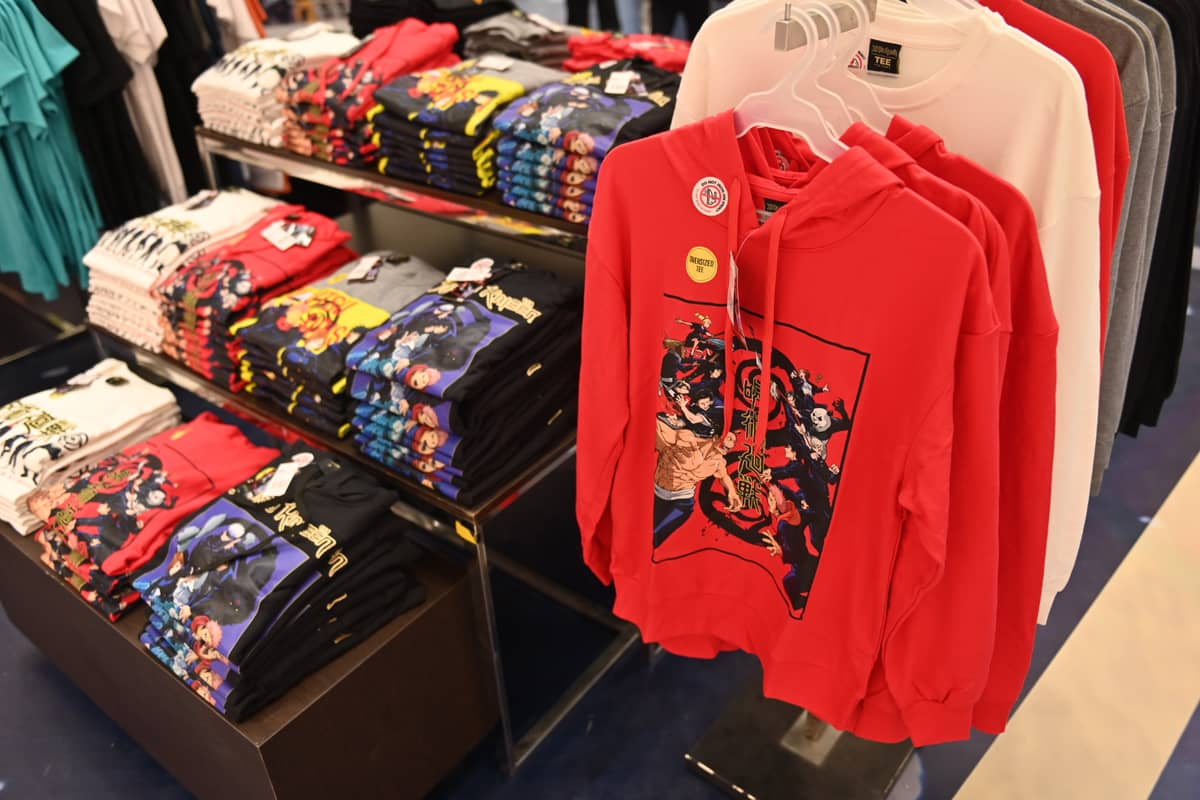 Exclusive apparel available at SM Store booth.