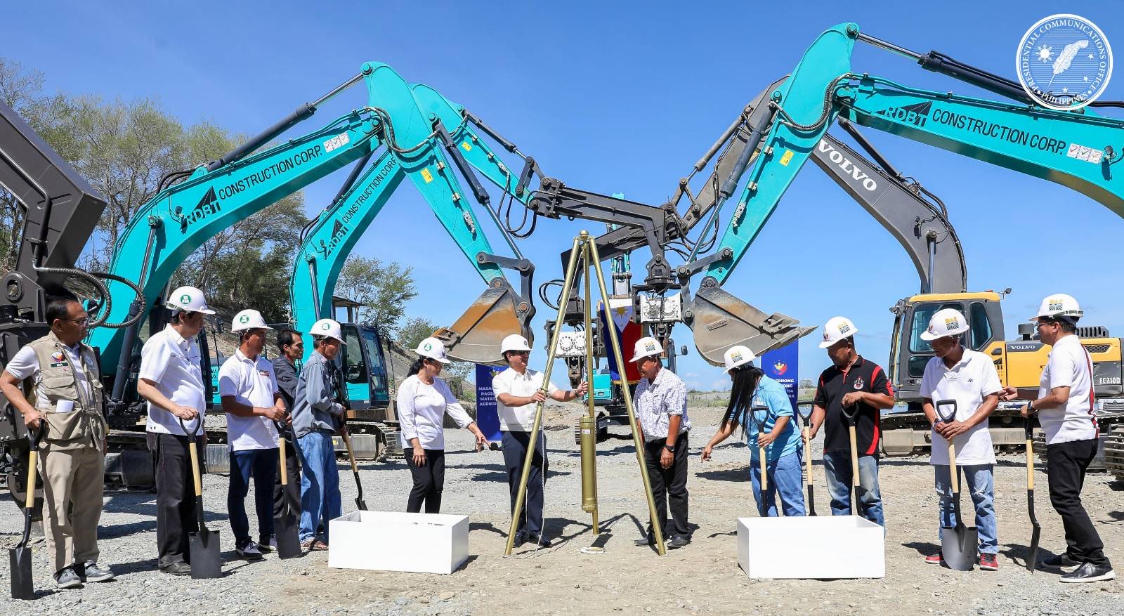 Marcos leads groundbreaking for P950-M irrigation project
