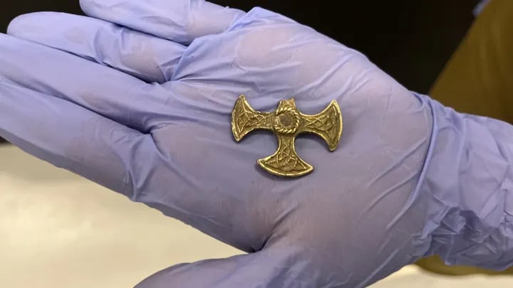 Ancient Saxon cross discovered in Leeds field
