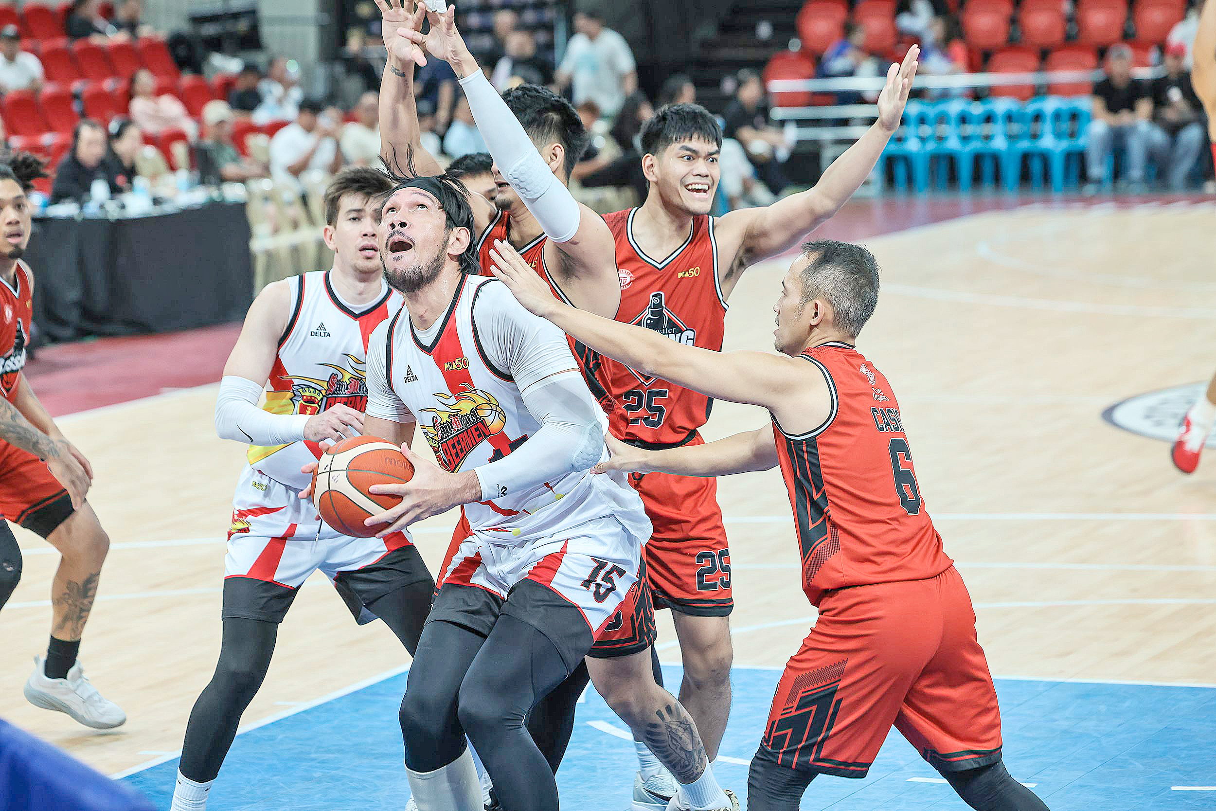 Beermen burn Bossing, rack third straight win