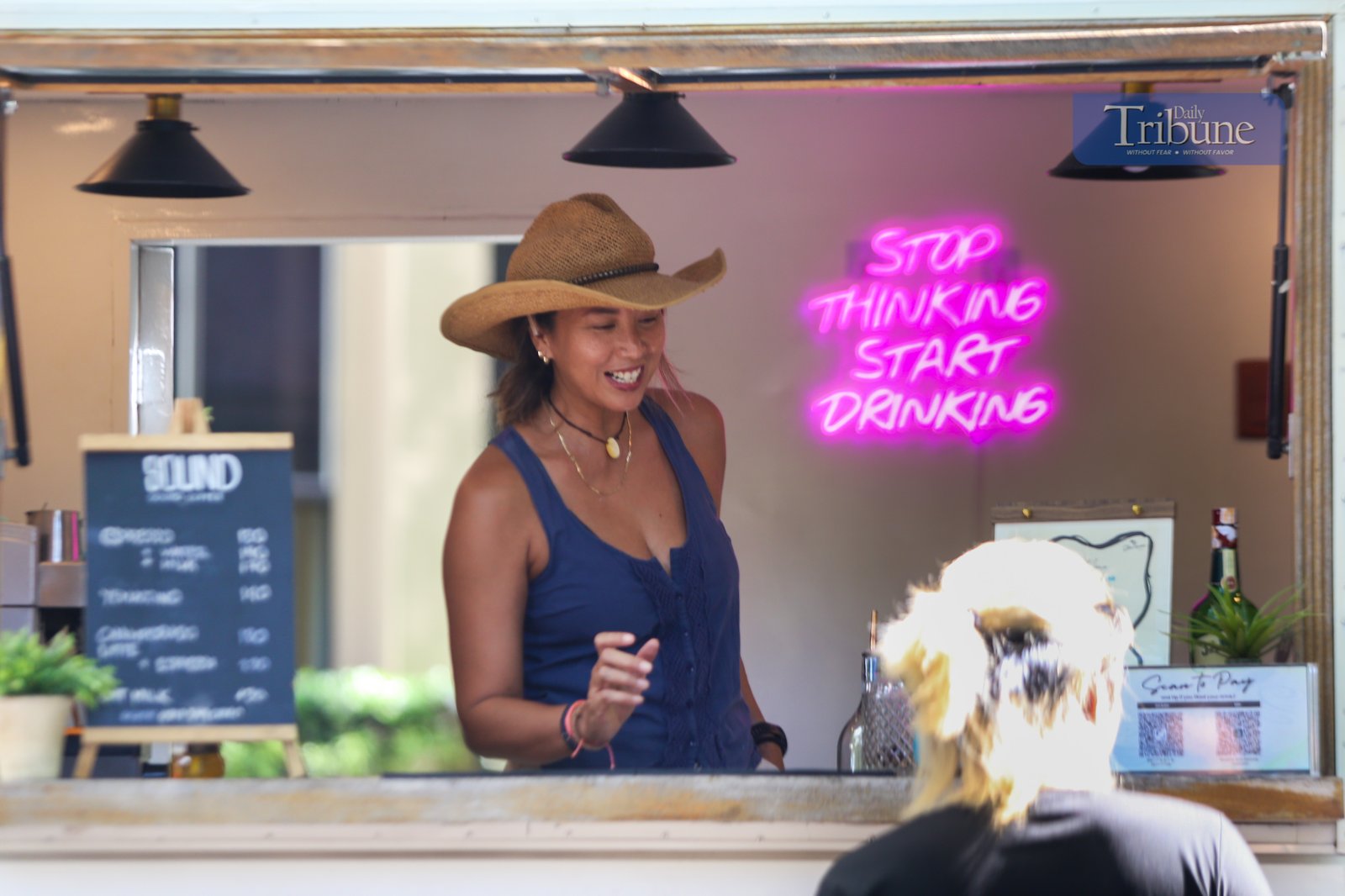 Visitors explore food and beverage stalls along Paseo de Roxas in Makati City during the Makati Street Meet presents Goût de France on the morning of 25 May 2025. The event offers a taste of French cuisine, drinks, and culture in the heart of the city.