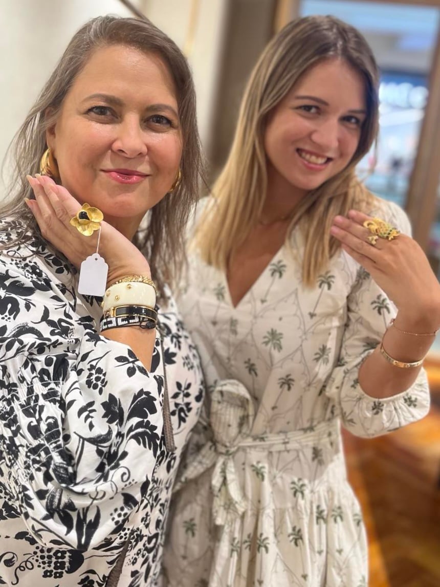Junie Pena and Natalia Pena.