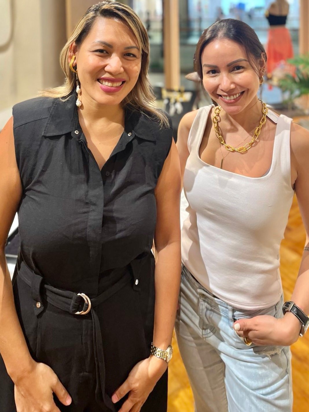 Steph Lapez and Jackie Lorenzana.