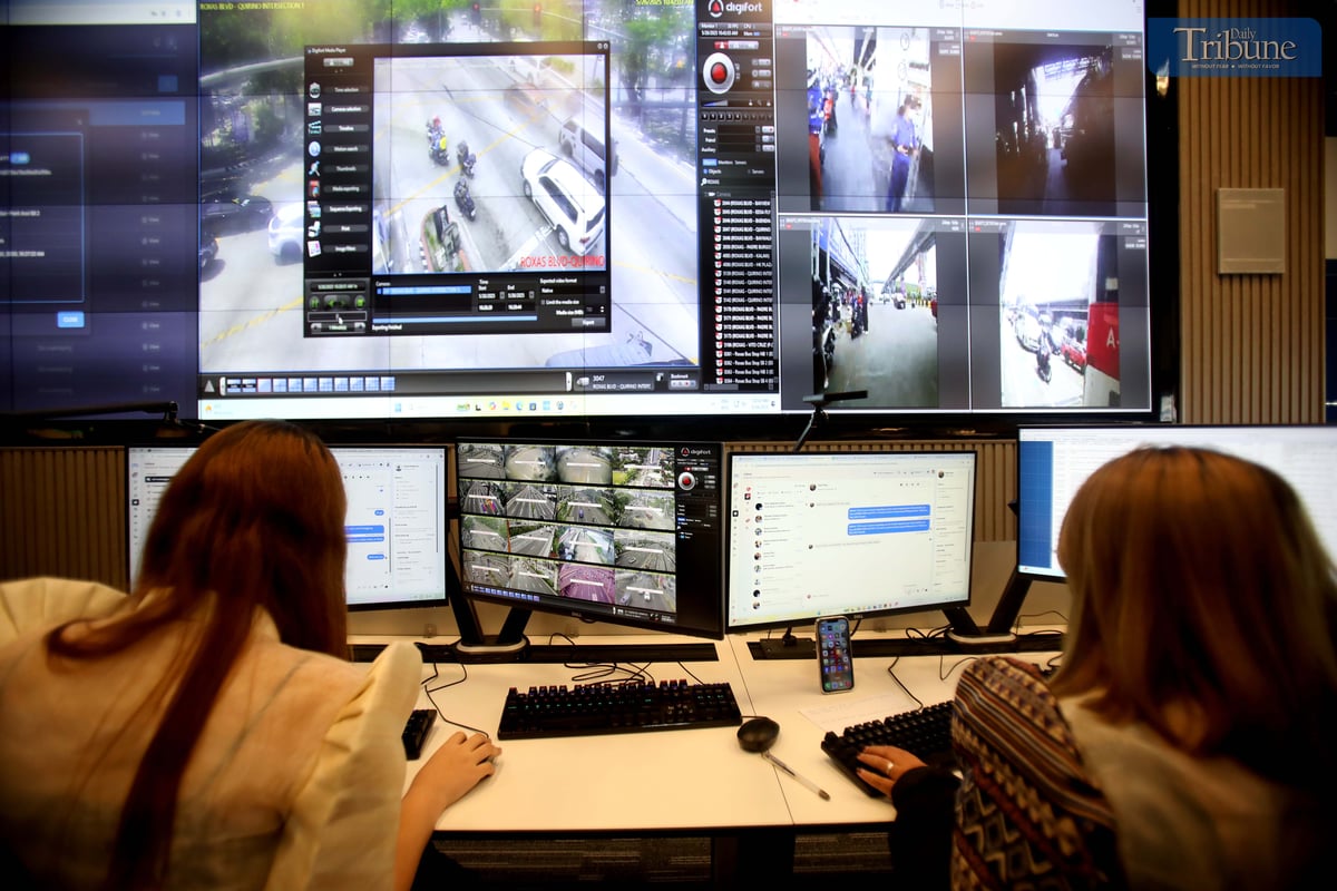 Metro Manila Development Authority (MMDA) personnel monitor traffic violations through CCTV cameras installed at key locations across Metro Manila, from the MMDA Command Center in Pasig City. This comes as the agency begins full implementation of the No Contact Apprehension Program (NCAP), which enforces traffic rules by capturing violations via video footage. Notices of violation will be sent directly to the registered address of the vehicle owner, in line with MMDA guidelines.