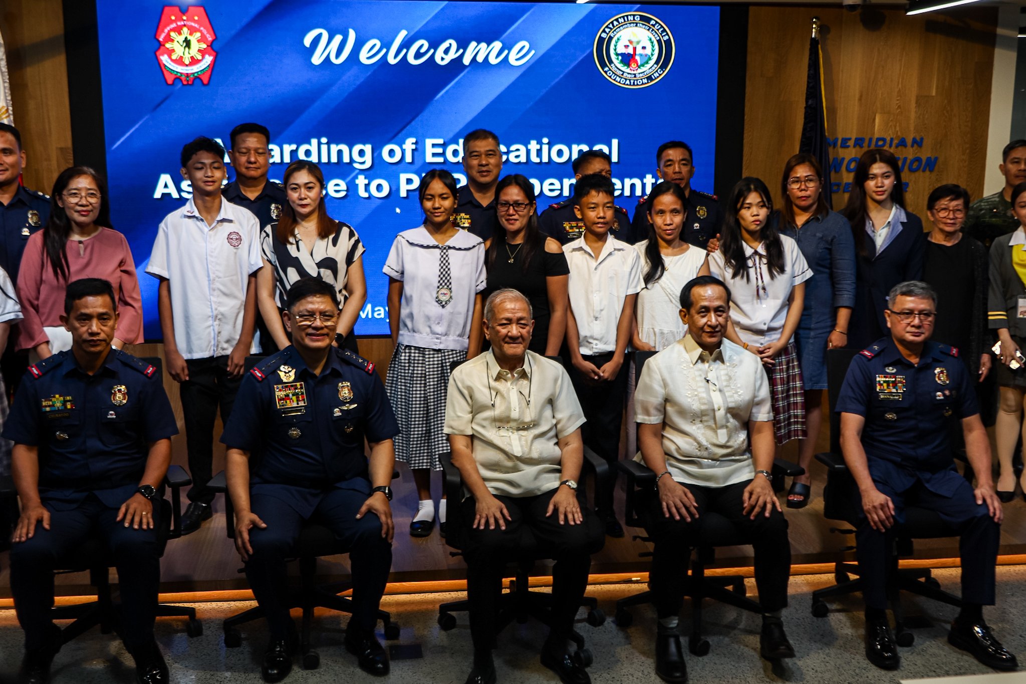 PNP, BPFI extend aid to children of fallen heroes