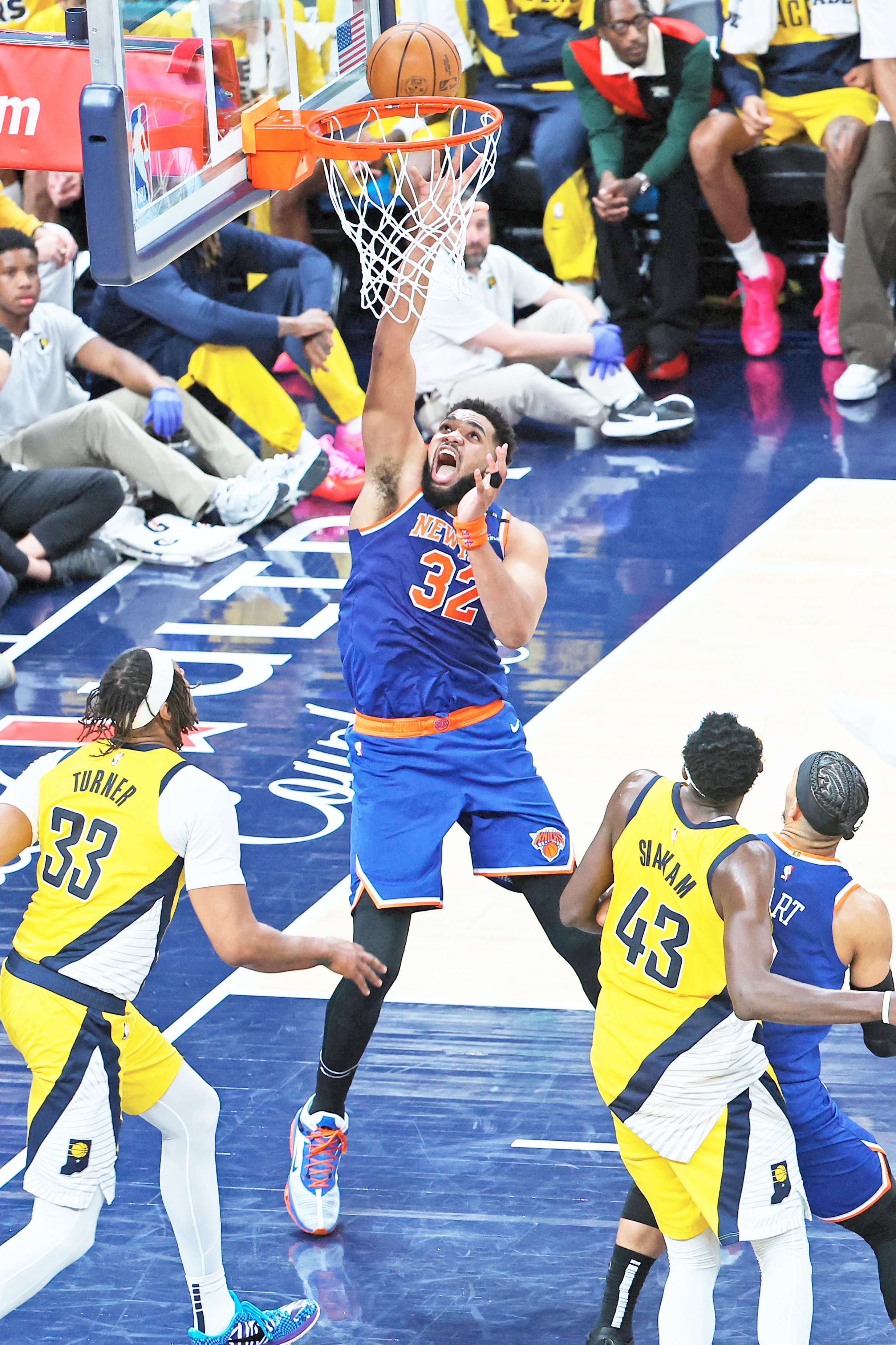 Don’t count them out: Knicks whip Pacers behind Towns’ outburst