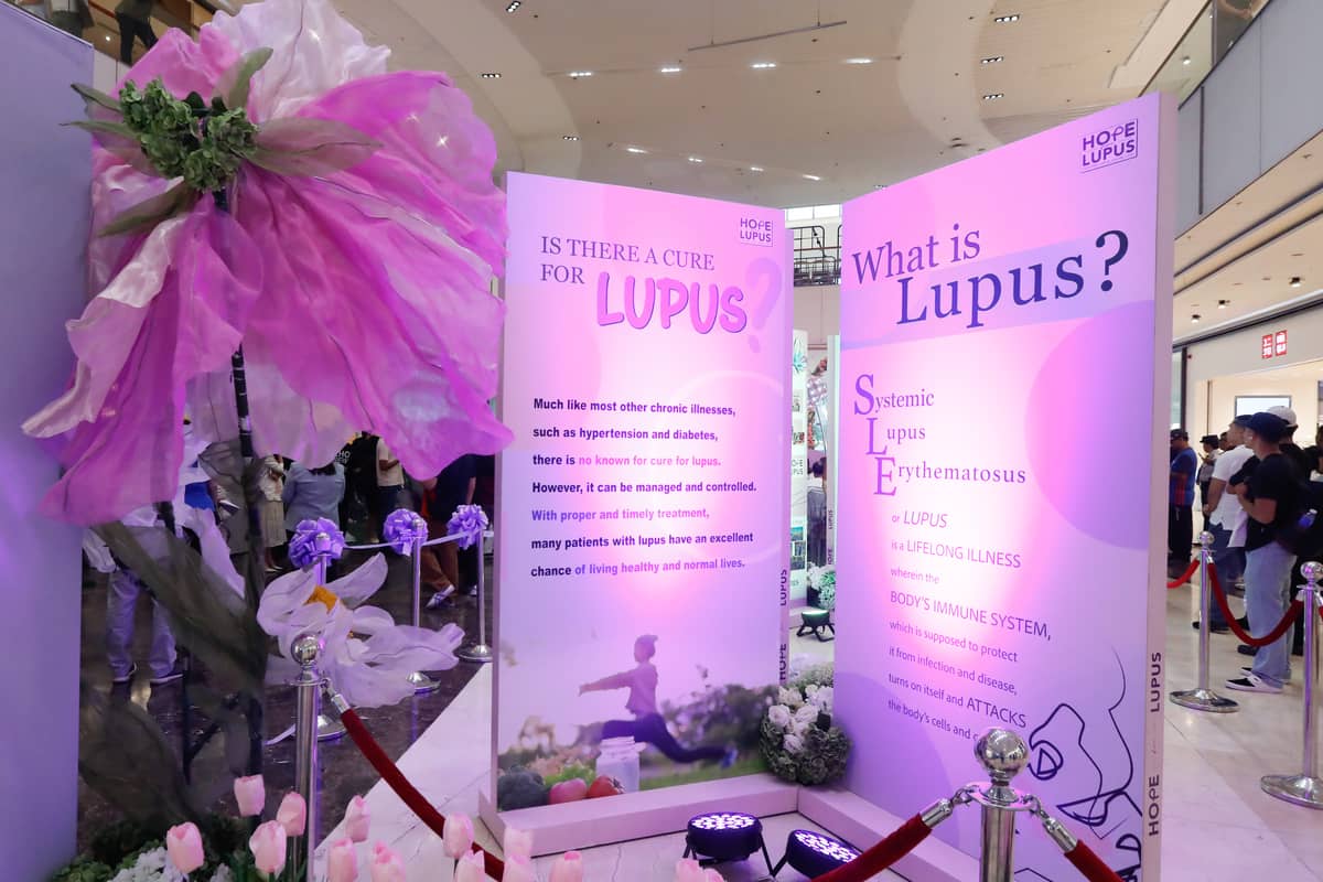 Hope for Lupus Foundation launched an educational exhibit at SM Aura, Taguig, on Tuesday, 27 May 2025, to raise awareness about the invisible burden of lupus. Foundation chair Mark Villar attended alongside his wife, Emmeline Aglipay–Villar, who was diagnosed with the disease, and their daughter. Socialite Tessa Prieto-Valdez also joined the opening.