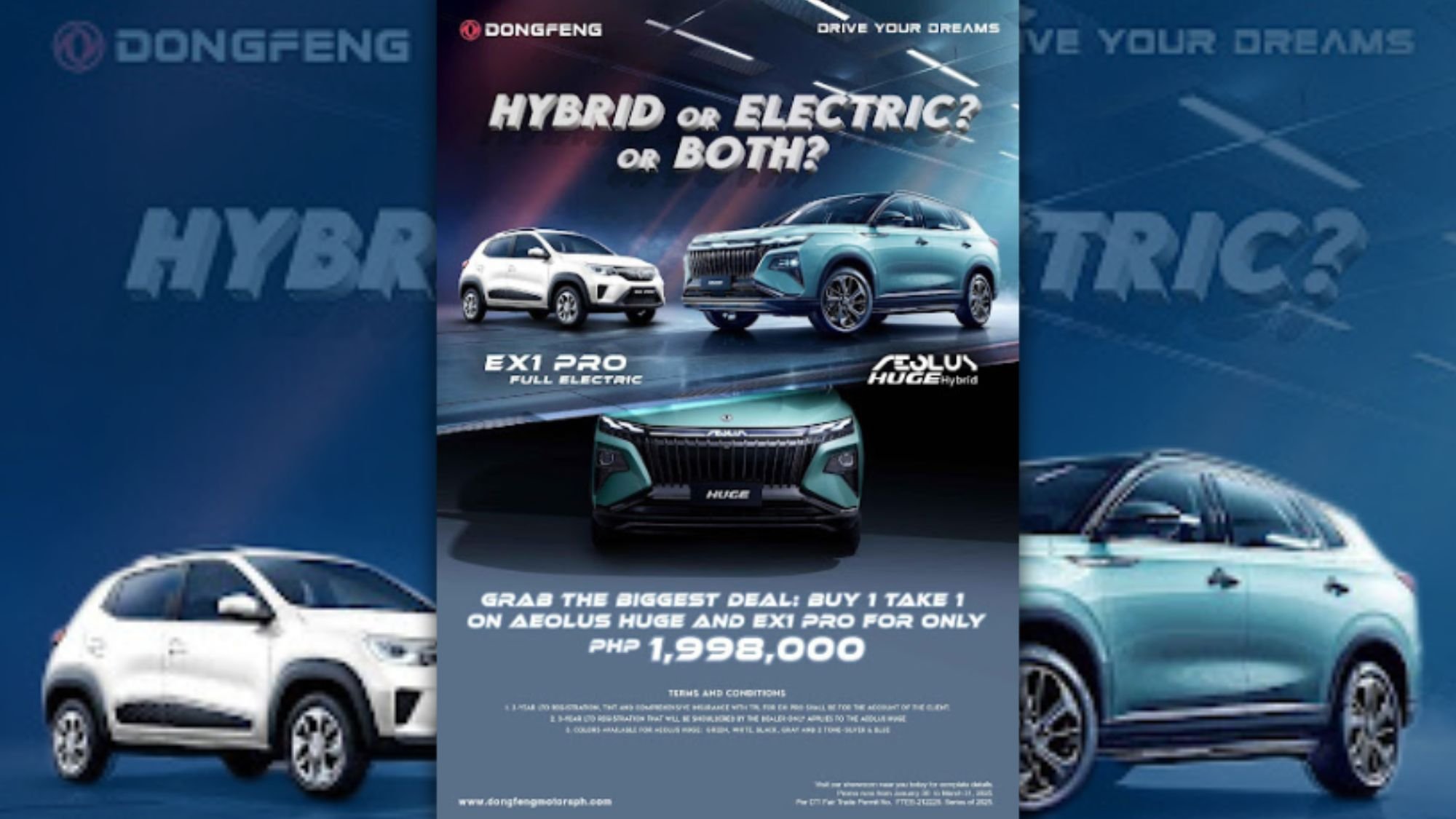 Dongfeng rolls out bold Buy 1 Get 1 hybrid-EV deal