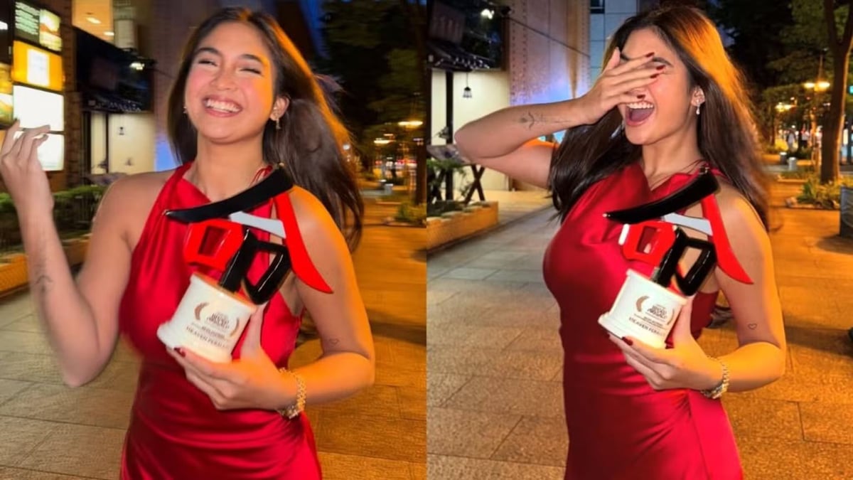 SA kanyang Instagram post, ibinida ni Heaven ang pagtanggap niya ng award sa Nagoya, Japan.