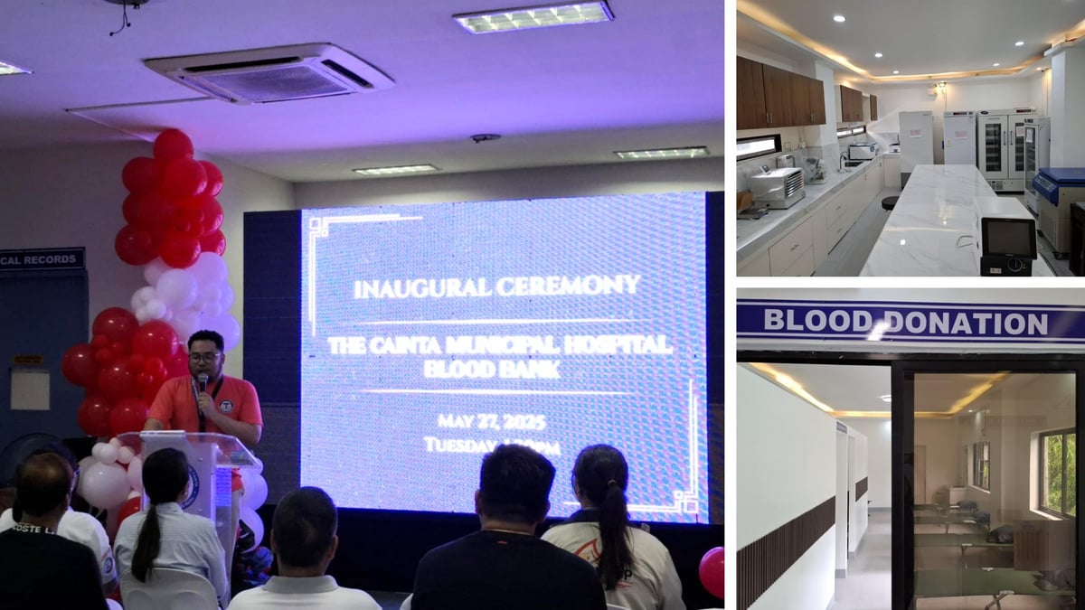 Cainta opens blood bank