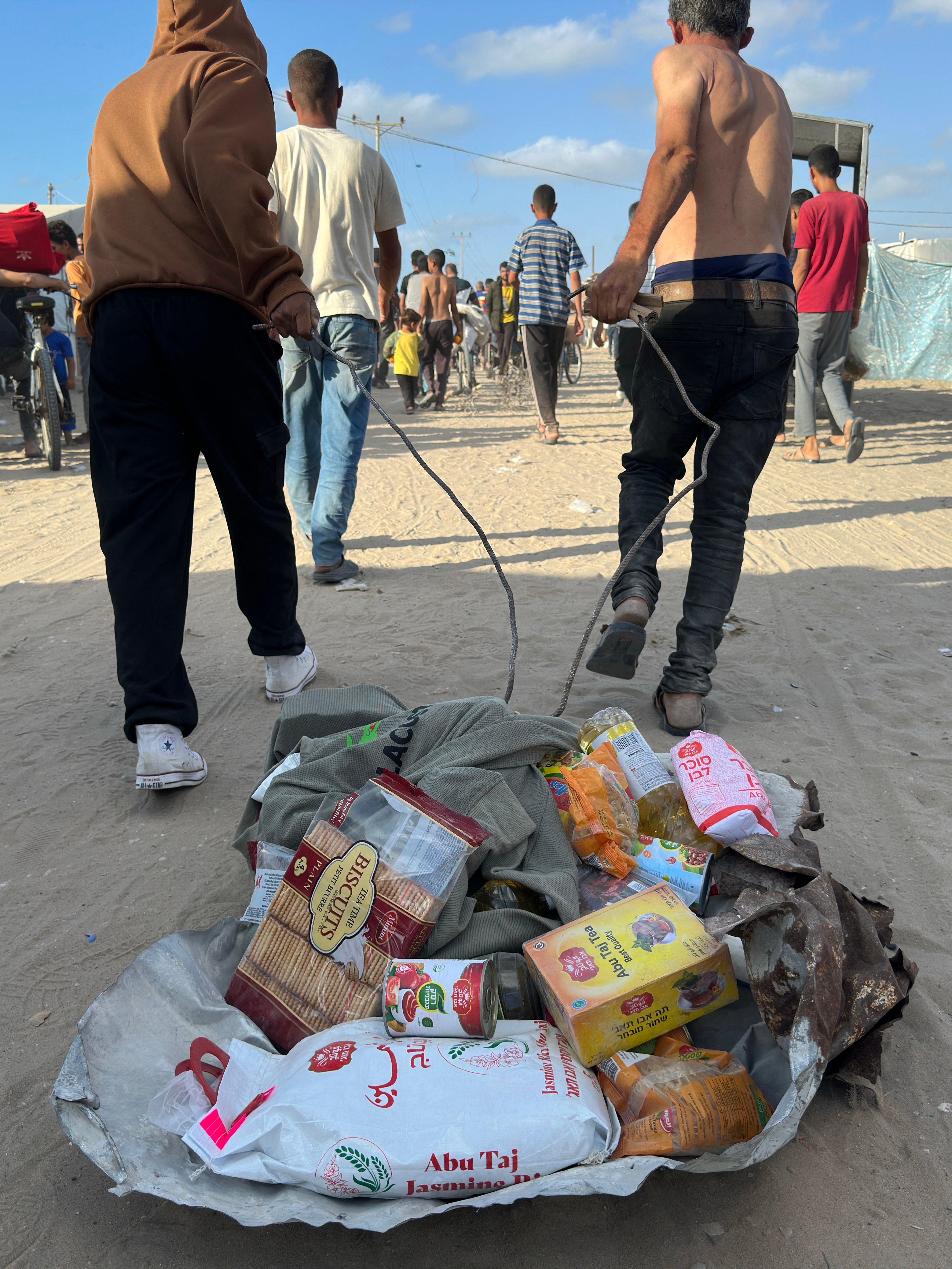 Gaza aid distribution rush injures 47
