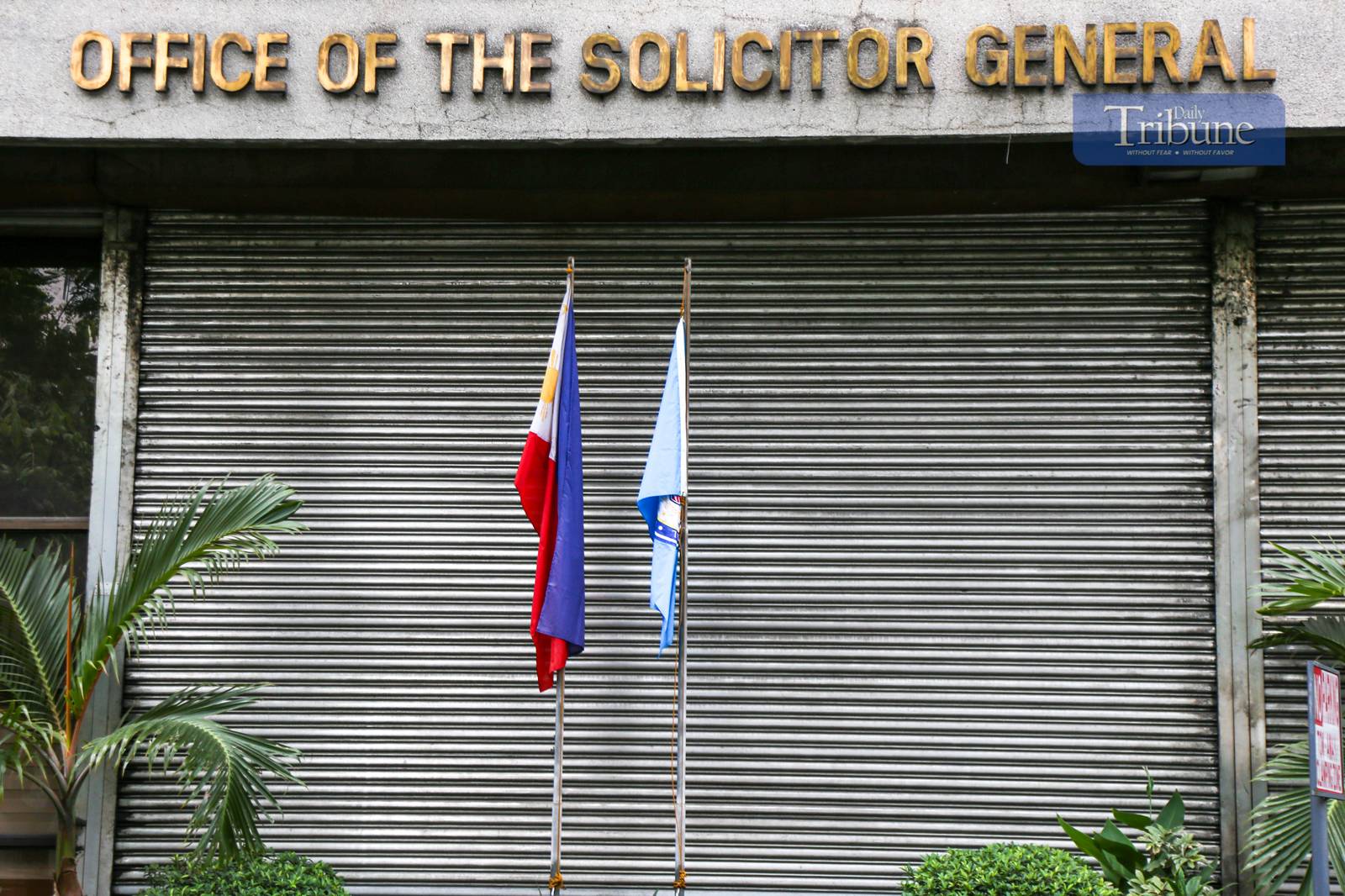 The facade and lobby of the Office of the Solicitor General in Legazpi Village, Makati, as seen on 29 May 2025. President Ferdinand Marcos Jr. has appointed University of the Philippines College of Law Dean Atty. Darlene Berberabe as the new solicitor general, replacing Atty. Menardo Guevarra.
