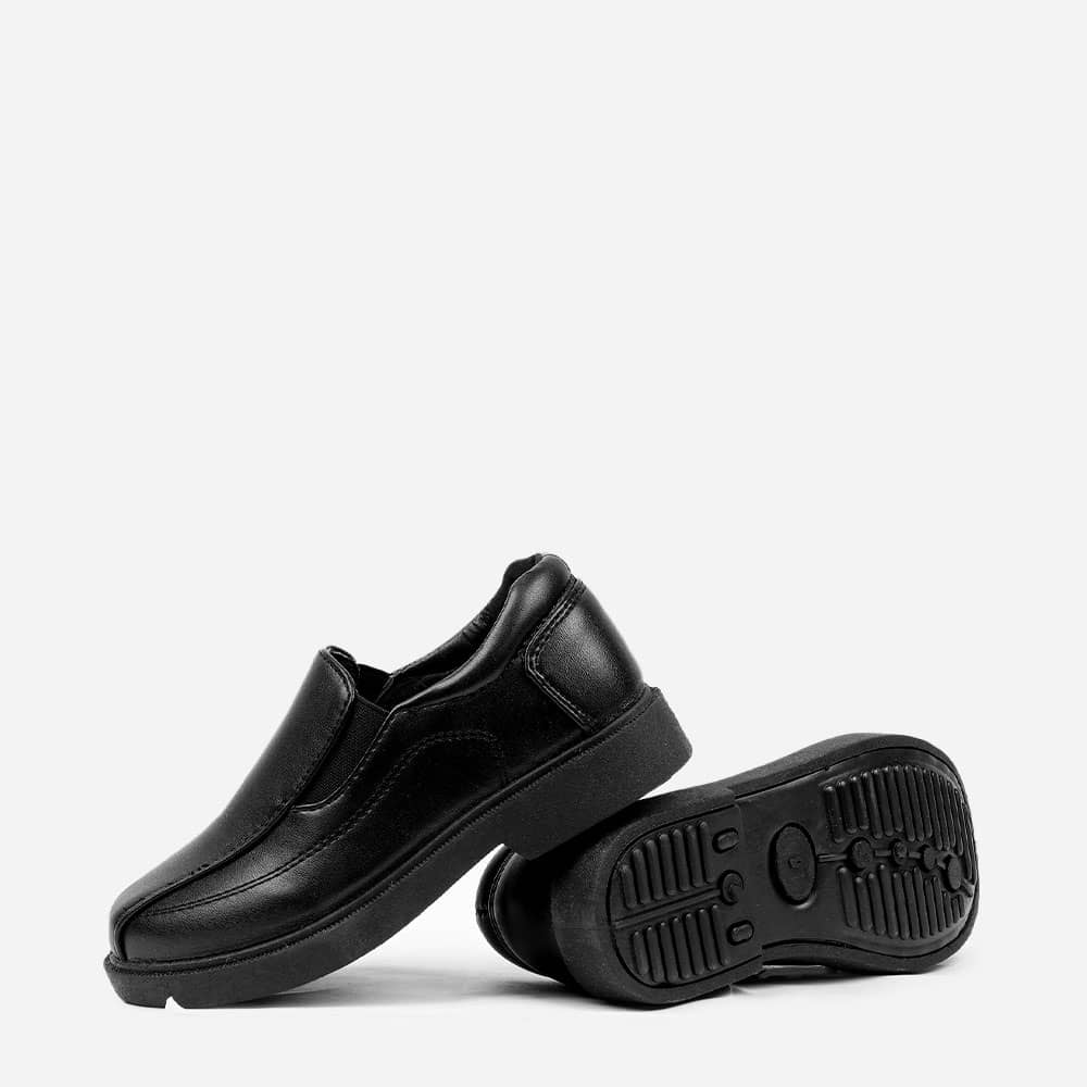 BLACK school shoes.