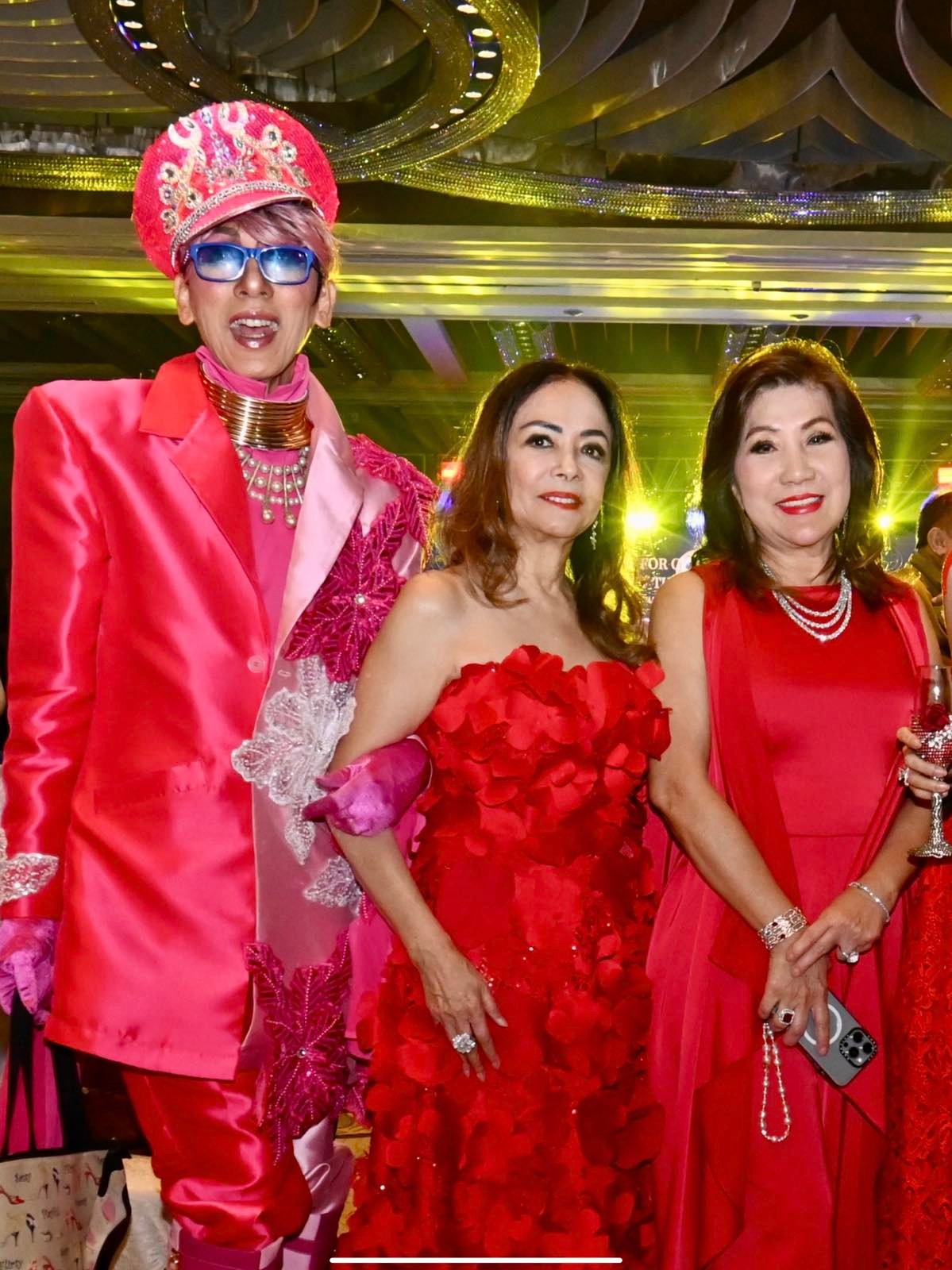 Boy Lizaso, Mayenne Carmona and Connie Haw.