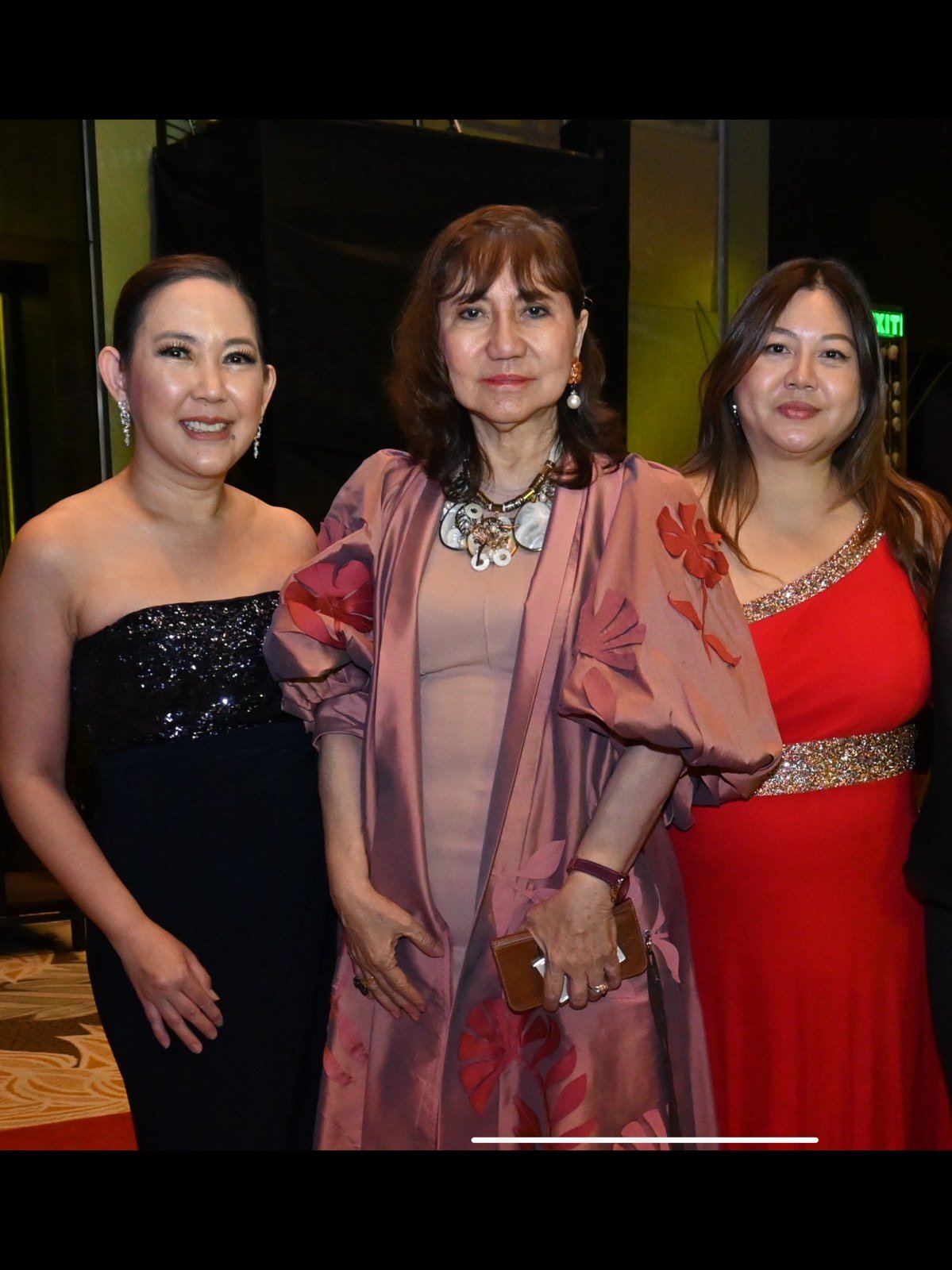 Dr. Jennie Diaz, Myrna Yao and Lanie Fong.