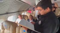 Enroute to Manila, expelled Negros Oriental 3rd District Representative Arnolfo "Arnie" Teves Jr., onboard a military aircraft, was read his Miranda Rights by the National Bureau of Investigation.
Teves was deported by the government of Timor-Leste to the Philippines. He is facing multiple counts of murder, illegal possession of explosives, illegal possession of firearms, and for violating the Terrorism Prevention and Suppression Act.