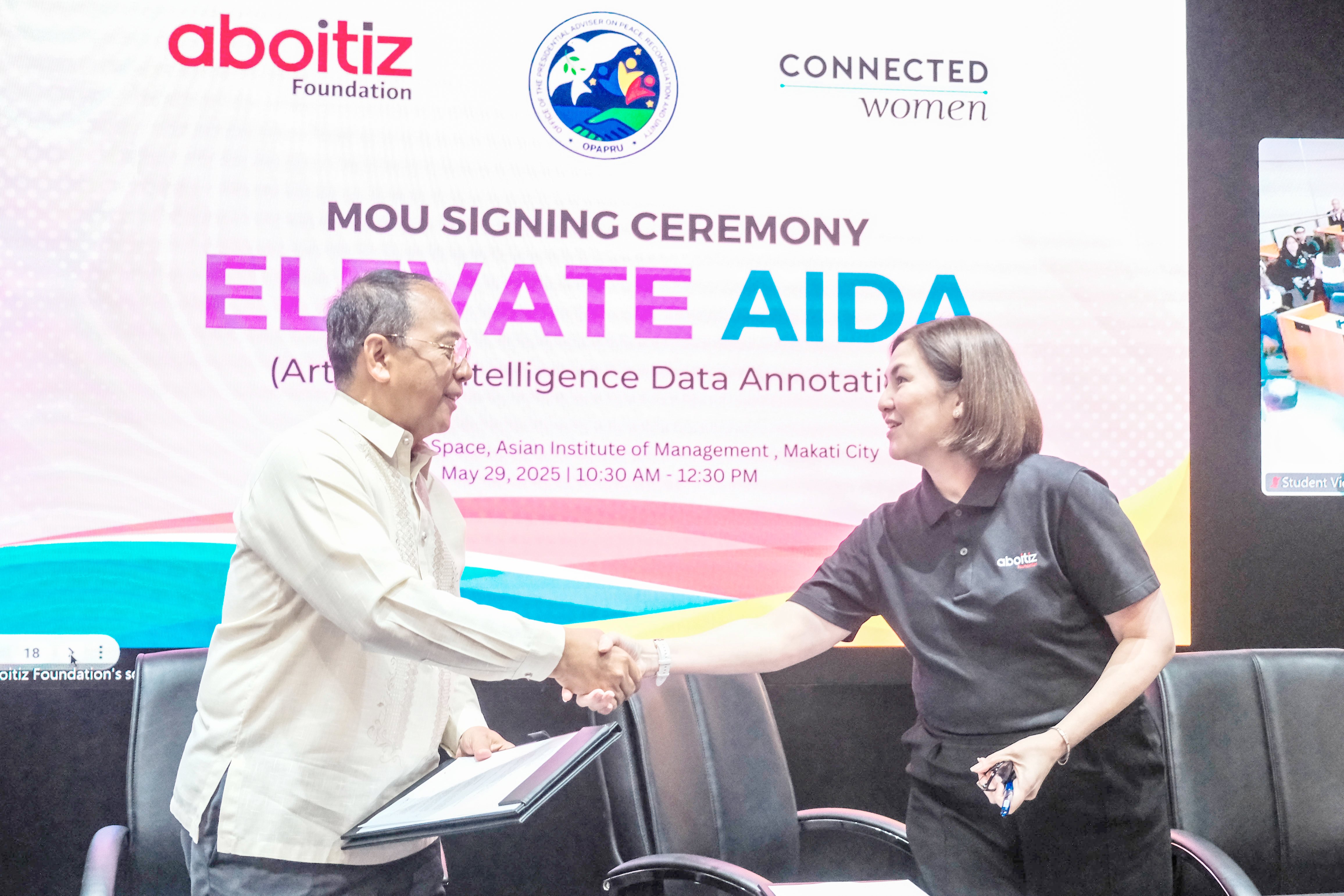 Aboitiz Foundation boosts peace via honing skills