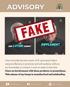 Archbishop slams fake medical product endorsement