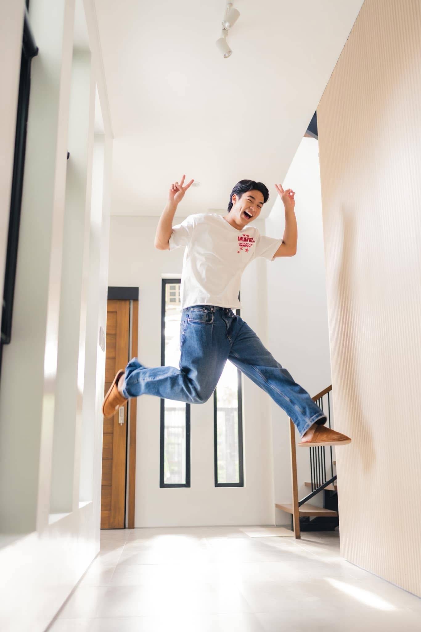 FLYING high as he looks back at his adventures which started five years ago.