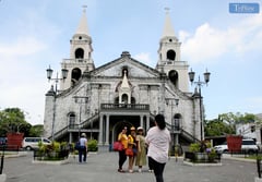 Devotees visit Our Lady of Candles shrine in Jaro, Iloilo