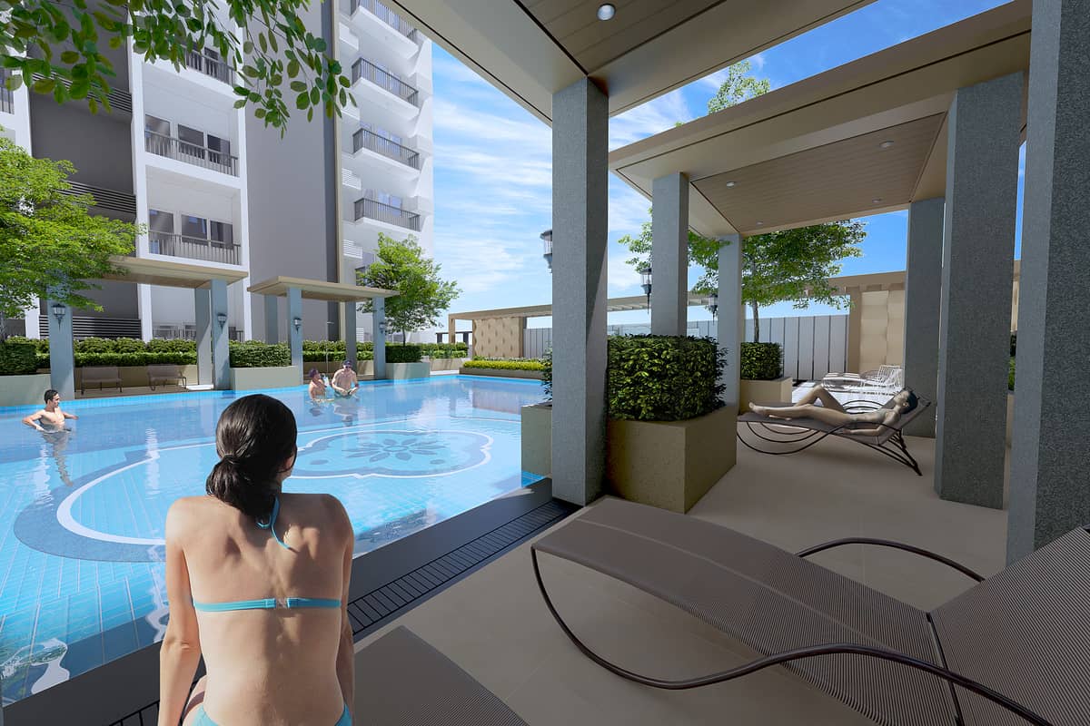 Surrounding the pool area will be lush landscaped gardens, gazebos, and covered walkways.