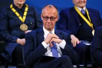 GERMAN Chancellor Friedrich Merz attends the International Charlemagne Prize ceremony on 29 May 2025 in Aachen, Germany. The prize, awarded for efforts toward European unification, goes to European Commission President Ursula von der Leyen.