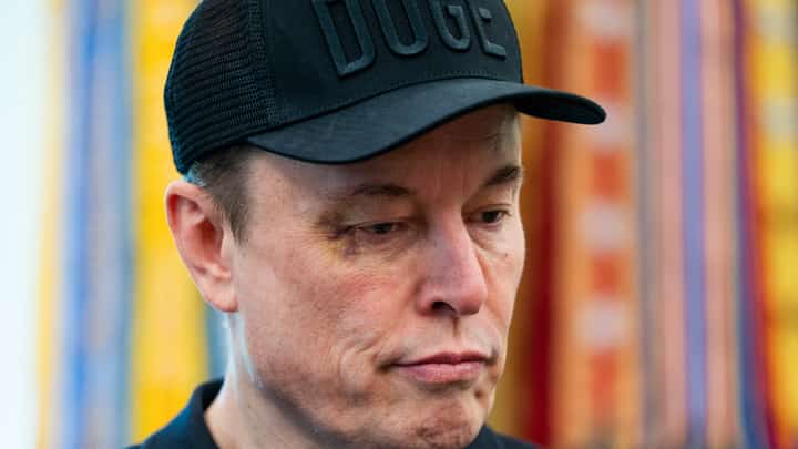 Elon Musk appears alongside US President Donald Trump in the Oval Office on 30 May 2025, days after announcing his departure from government following a rift over Trump’s spending bill.