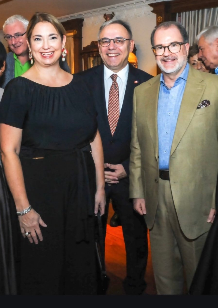 Bethany Goldstein, Swiss Ambassador Nicolas Bruhl and Canadian Ambassador David Hartman.