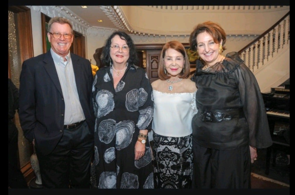 Aubrey Carlson, Riitta Laakso, Honorary Consul Helen Ong and US Ambassador MaryKay Carlson.