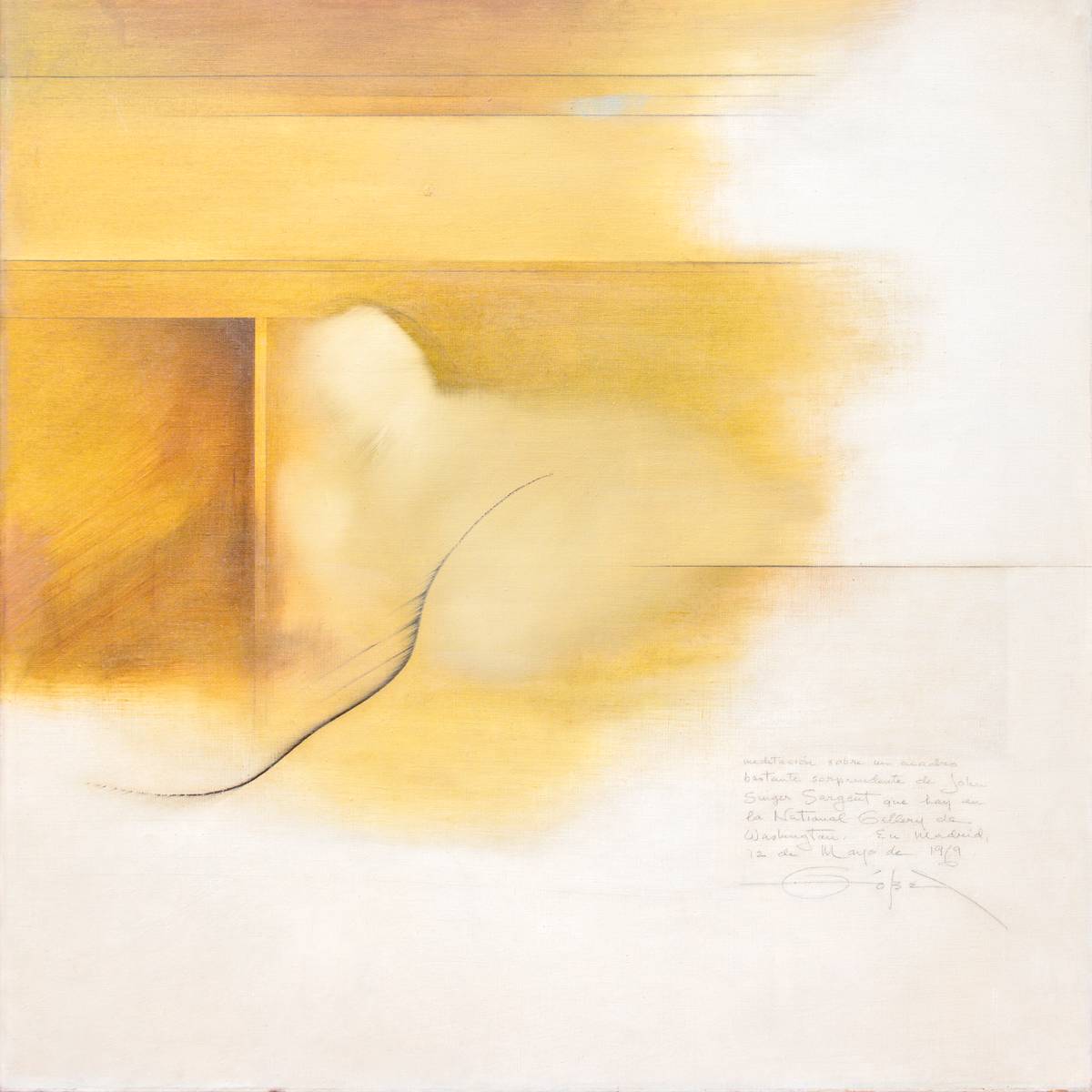 'Meditación Sobre Sargent,' 1969, oil on canvas.