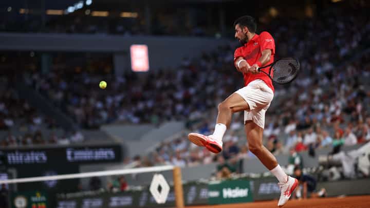 NOVAK Djokovic displays his deadly form in beating Filip Misolic in the Round of 32 of the men’s singles event of the French Open.