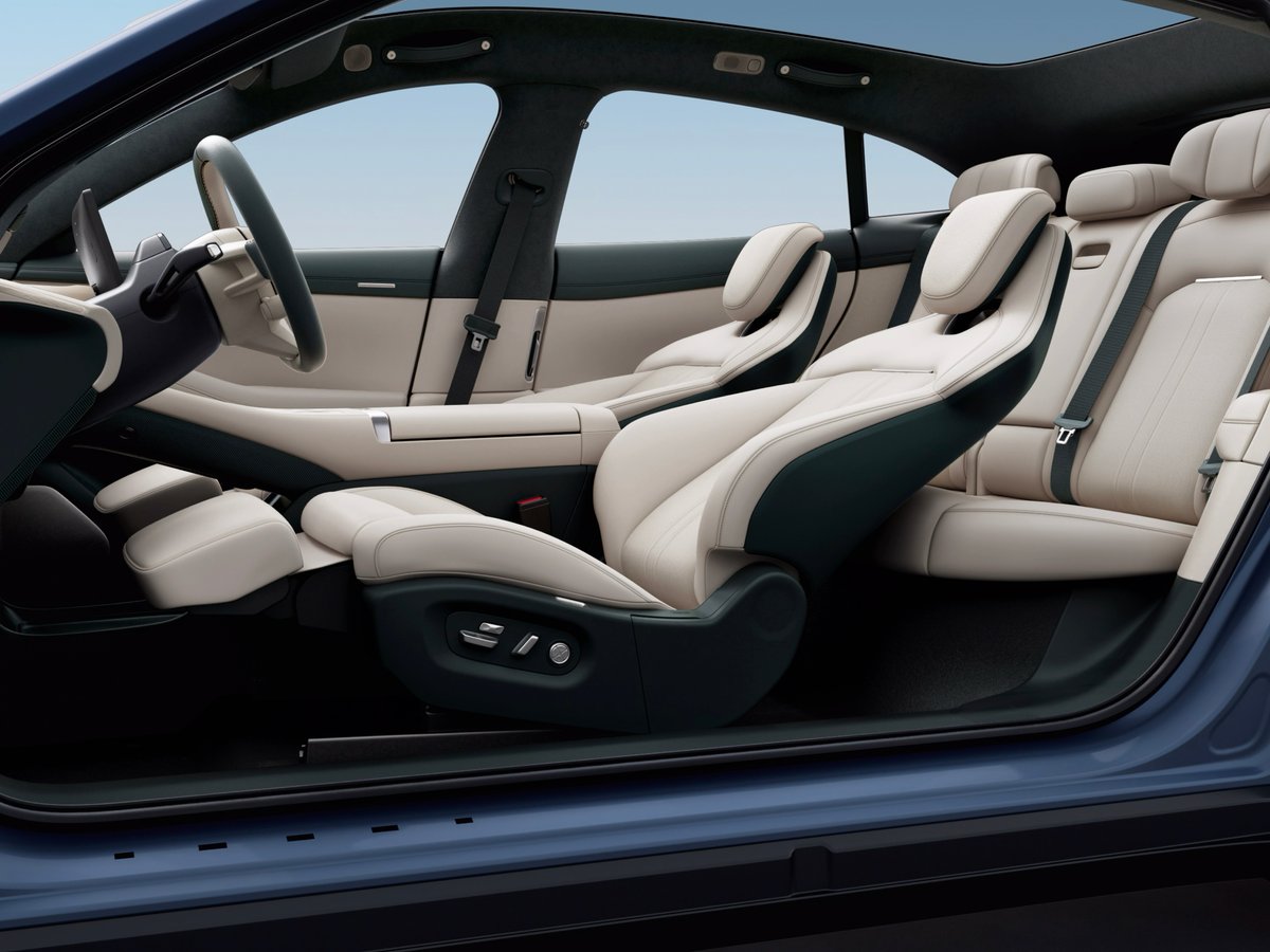 INSIDE the Xiaomi YU7, plush Nappa leather seats and a clean, spacious layout bring first-class comfort to every ride.