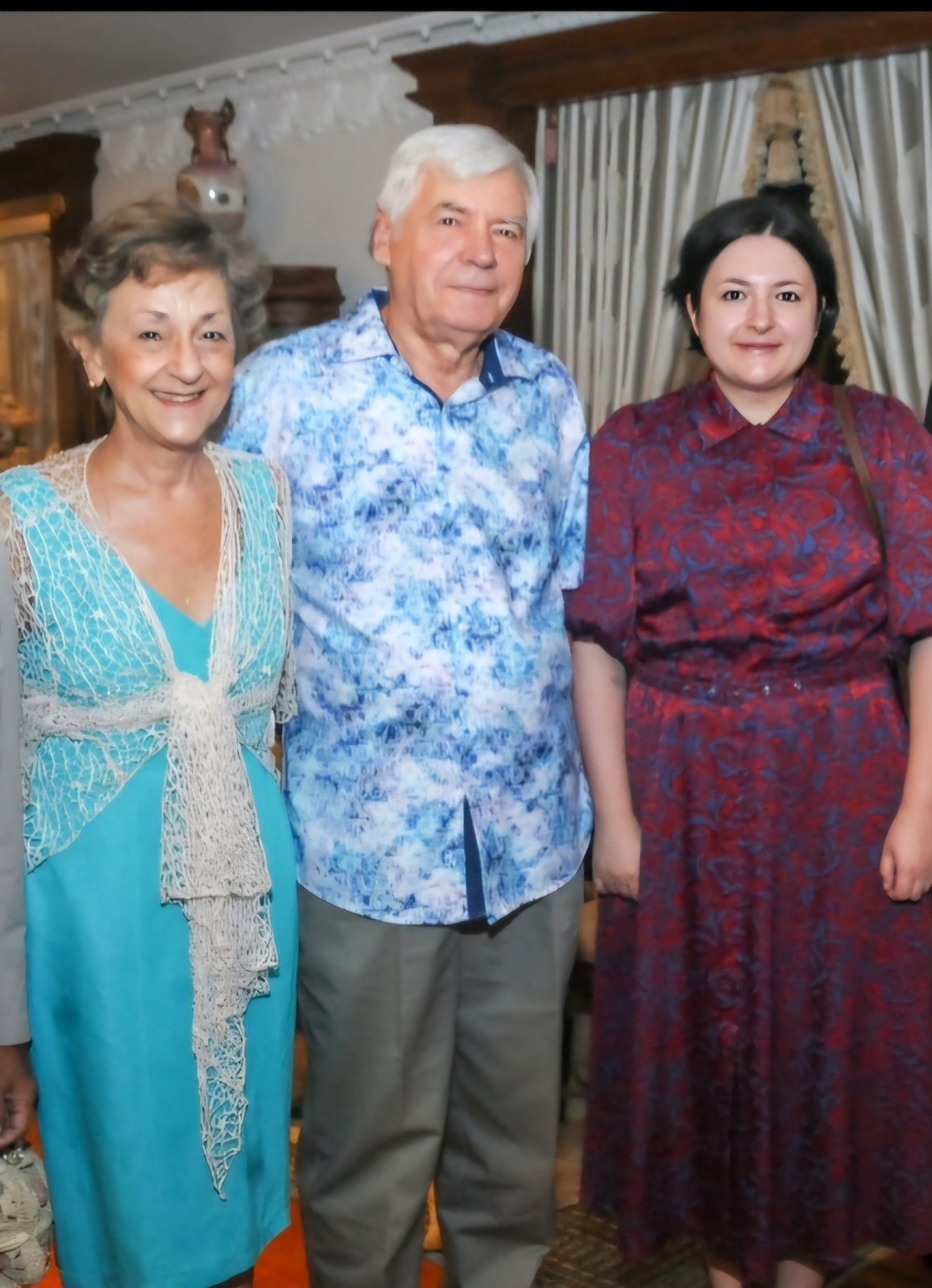 ROMANIAN Ambassador Raduta Matache, Constantine Matache and Ukranian Ambassador Yuliia Fedev.