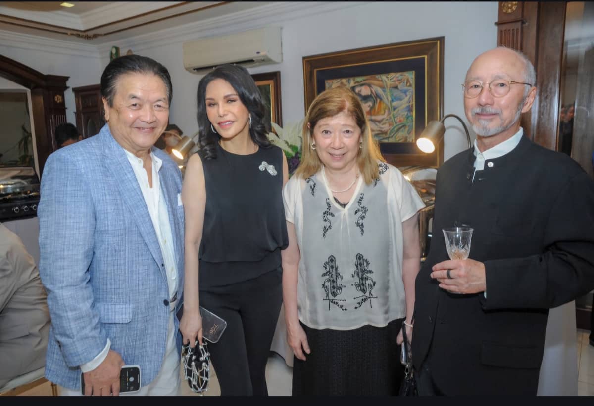 Philip and Ching Cruz; Helen and Robb Delgado.
