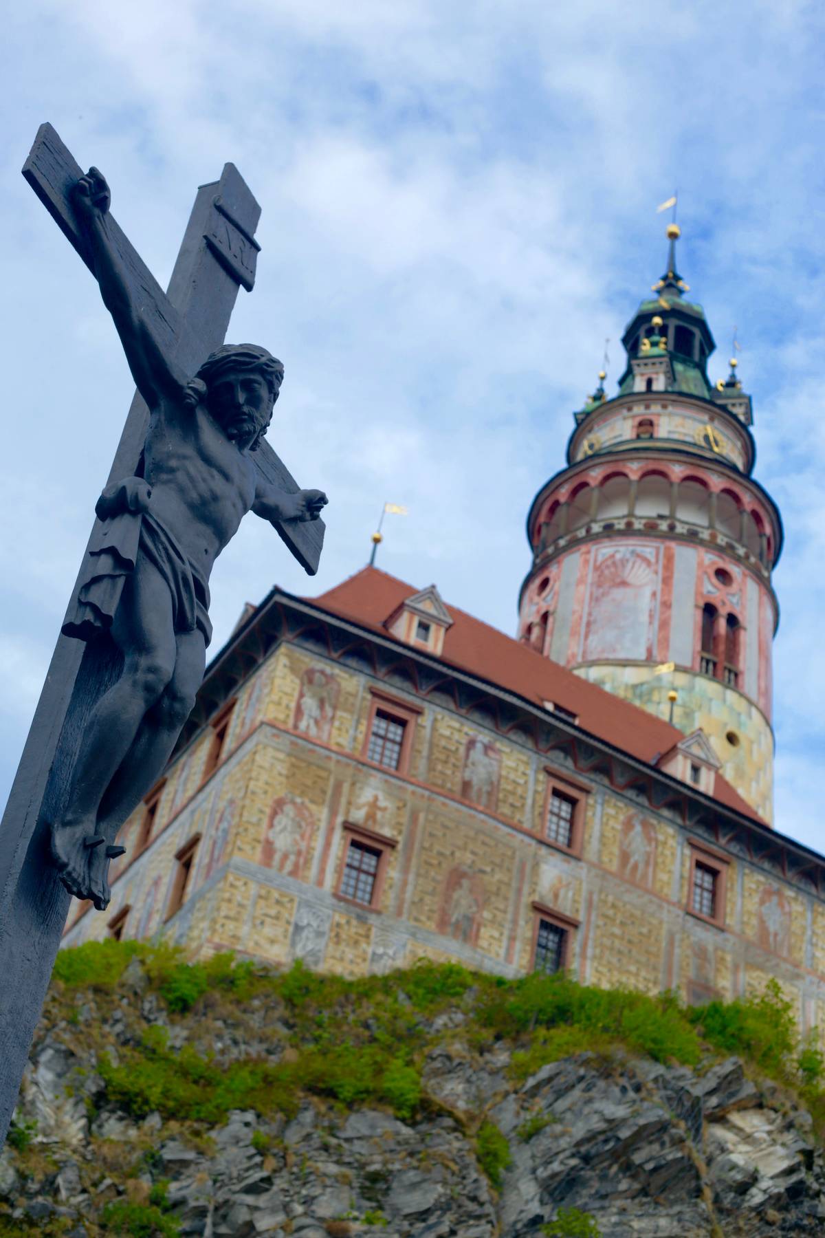 Cesky Krumlov castle is a UNESCO World Heritage Site.