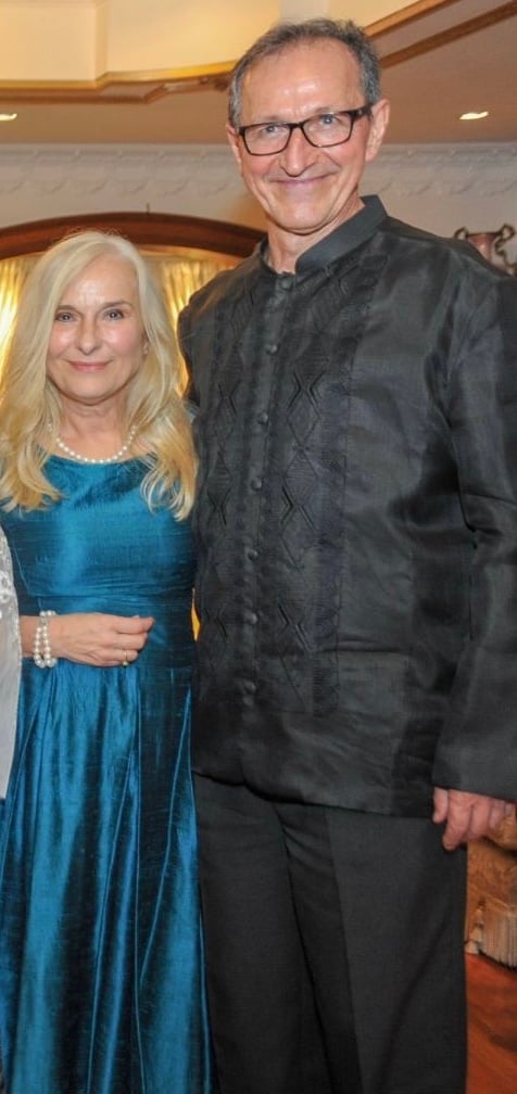 Roswitha Brieger and Austrian Ambassador Johann Brieger.