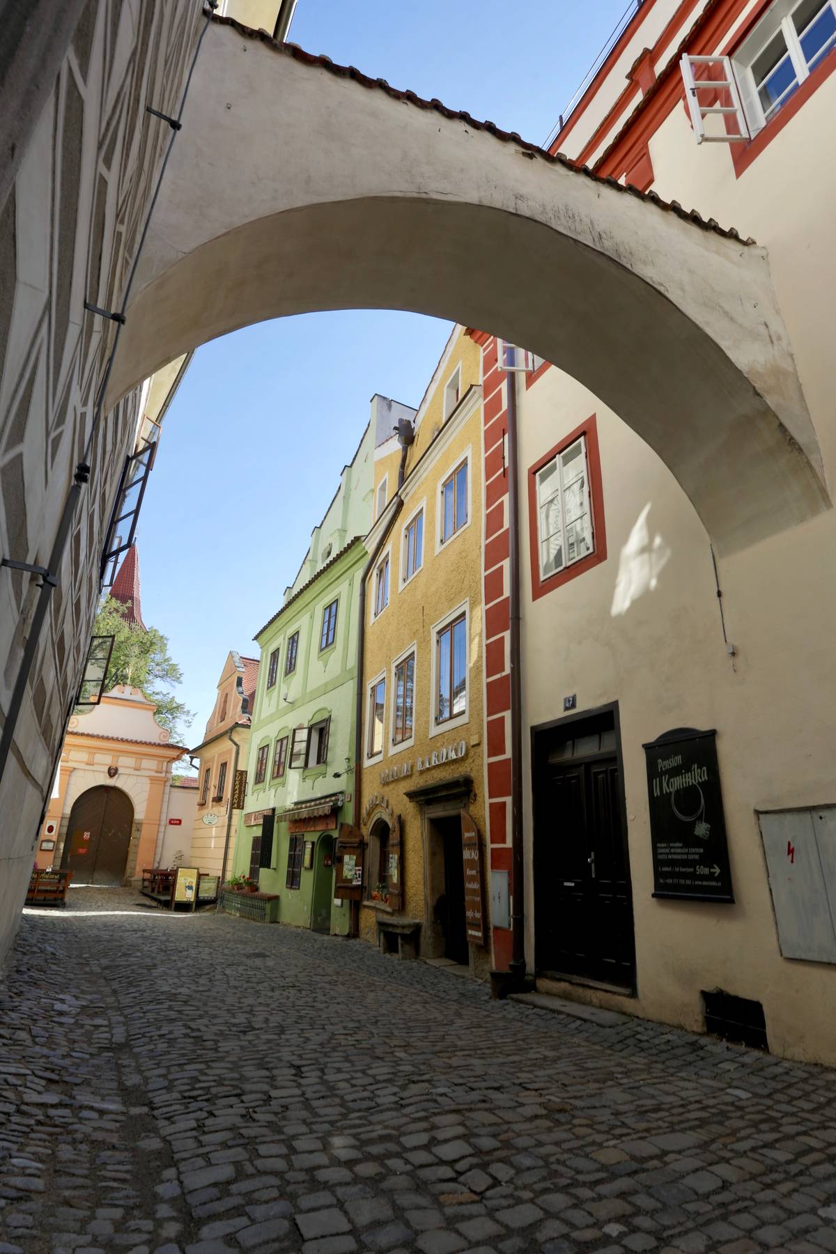 The cobbled narrow lanes are lined with traditional shops housed within the original cottages and structures.