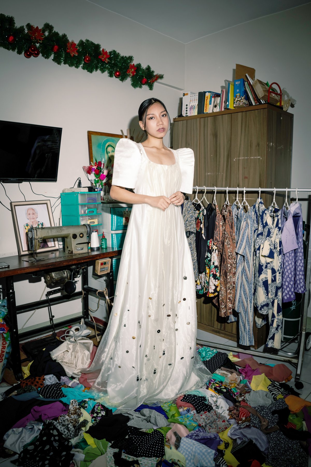 DENISSE Carla Almaden, a Benildean student in the Fashion Design and Merchandising Program.