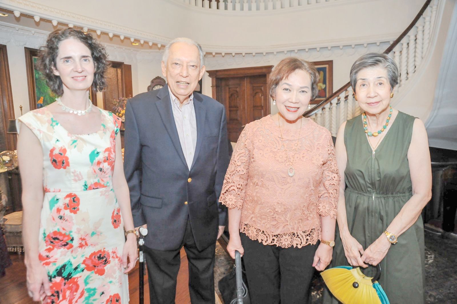 NEW Zealand Ambassador Catherine McIntosh, Manny Dizon, Atty. Gina Geraldez and Ina Dizon.