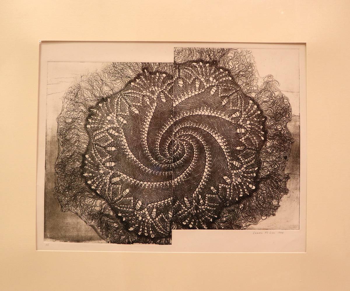‘Untitled’ by Lenore RS Lim (From the collection of Association of Pinoyprintmakers).