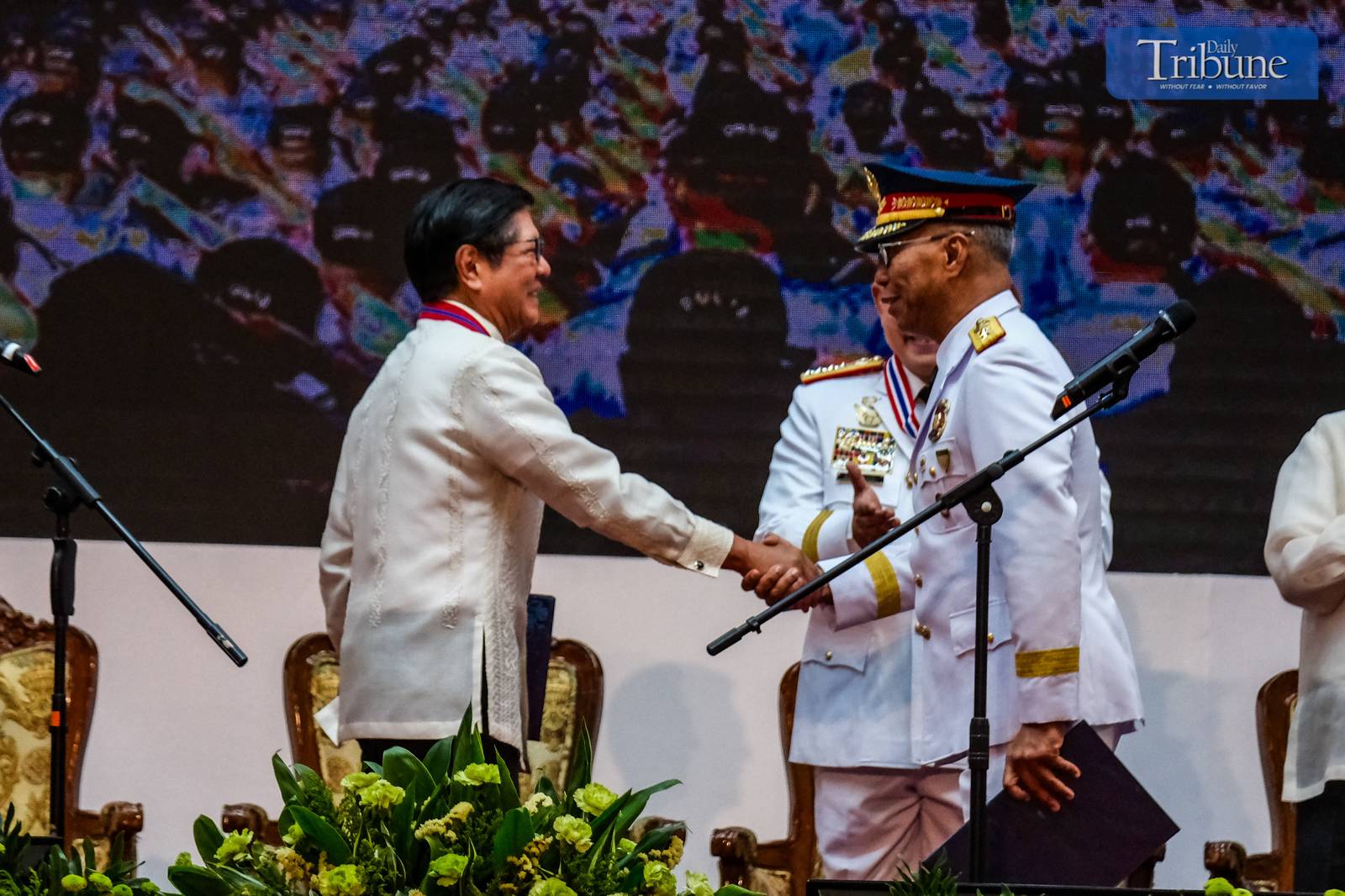 President Ferdinand R. Marcos Jr. leads the Philippine National Police (PNP) change of command ceremony on 2 June 2025, at Camp Crame, Quezon City. Police Major General Nicolas Torre III formally assumed office as the 31st PNP chief, succeeding Police General Rommel Marbil. Torre is the first graduate of the Philippine National Police Academy (PNPA) to head the organization. He previously served as chief of the Criminal Investigation and Detection Group (CIDG), where he oversaw the arrest and transport of former president Rodrigo Duterte to the International Criminal Court, and led the 2024 capture of Apollo Quiboloy on human trafficking and sexual exploitation charges. A native of Jolo, Sulu, Torre graduated from PNPA in 1993.