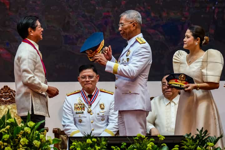 Tower of accomplishment Police Major General Nicolas Torre III officially assumed his post as the new chief of the Philippine National Police succeeding Police General Rommel Marbil in a change-of-command ceremonies led by President Ferdinand R. Marcos Jr. on 2 June at Camp Crame, Quezon City. Torre is the 31st PNP chief and the first graduate of the Philippine National Police Academy to lead the organization. Torre, as previous chief of the Criminal Investigation and Detection Group, led the arrest and transport of former President Rodrigo Duterte to the International Criminal Court, and as head of the Police Regional Office 11 captured Apollo Quiboloy in 2024 over charges of human trafficking and sexual exploitation. Torre, 54, hails from Jolo, Sulu and graduated from the PNPA in 1993.