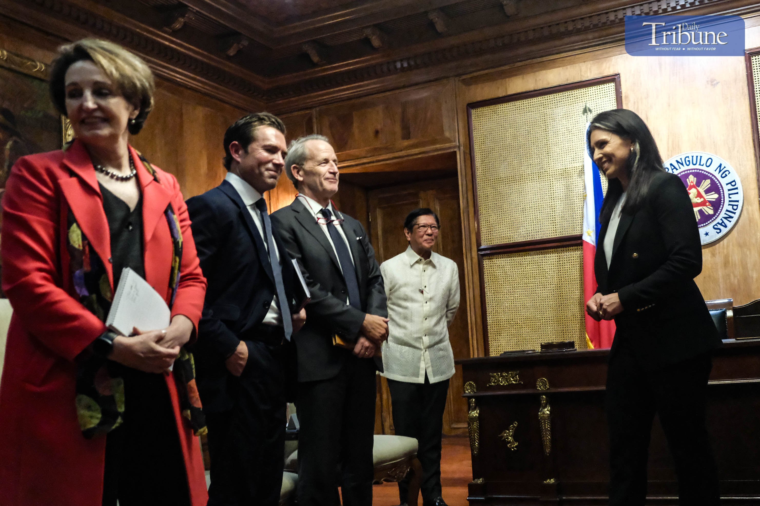 Marcos hosts US Intelligence chief Tulsi Gabbard