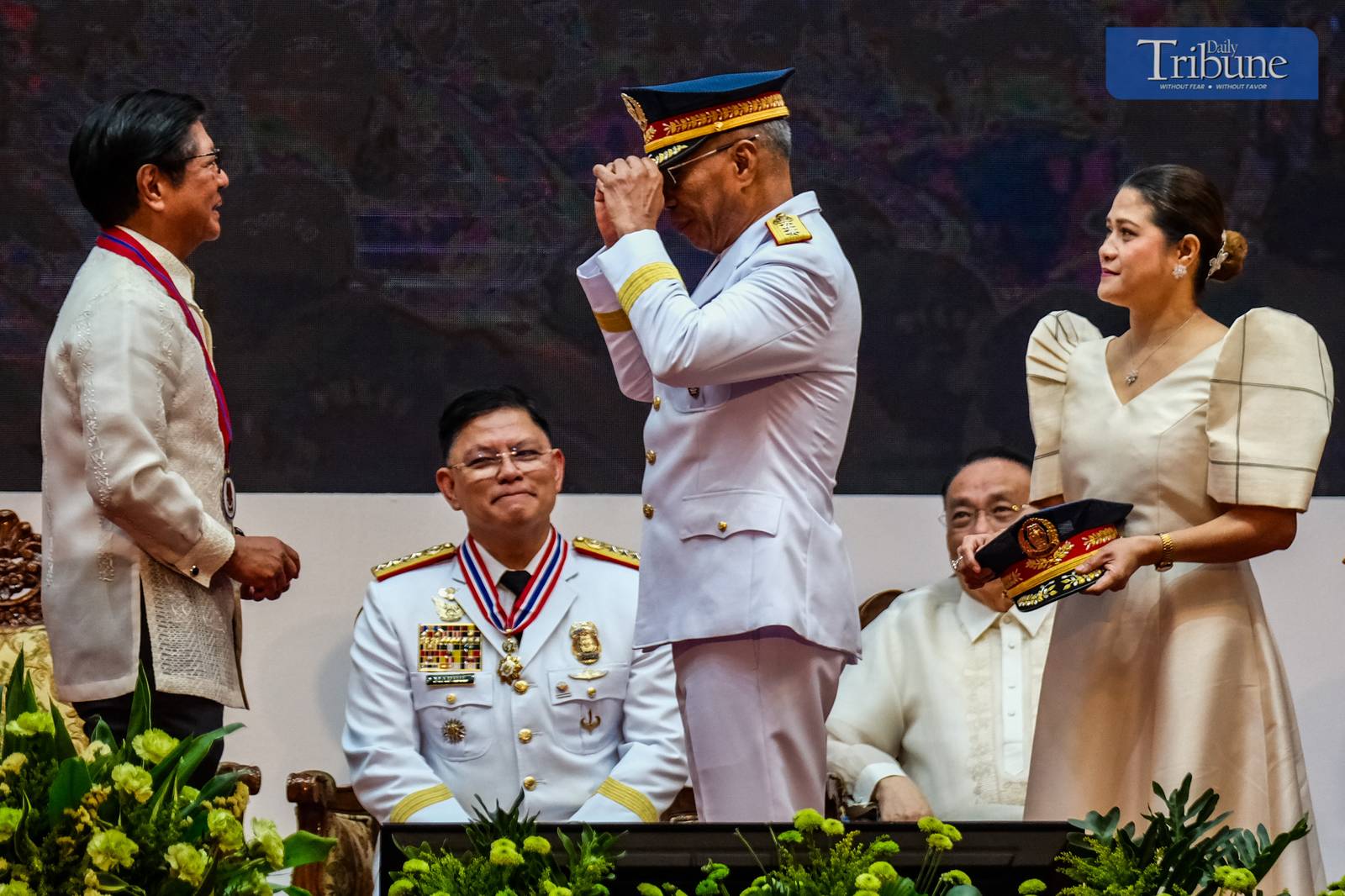 President Ferdinand R. Marcos Jr. leads the Philippine National Police (PNP) change of command ceremony on 2 June 2025, at Camp Crame, Quezon City. Police Major General Nicolas Torre III formally assumed office as the 31st PNP chief, succeeding Police General Rommel Marbil. Torre is the first graduate of the Philippine National Police Academy (PNPA) to head the organization. He previously served as chief of the Criminal Investigation and Detection Group (CIDG), where he oversaw the arrest and transport of former president Rodrigo Duterte to the International Criminal Court, and led the 2024 capture of Apollo Quiboloy on human trafficking and sexual exploitation charges. A native of Jolo, Sulu, Torre graduated from PNPA in 1993.