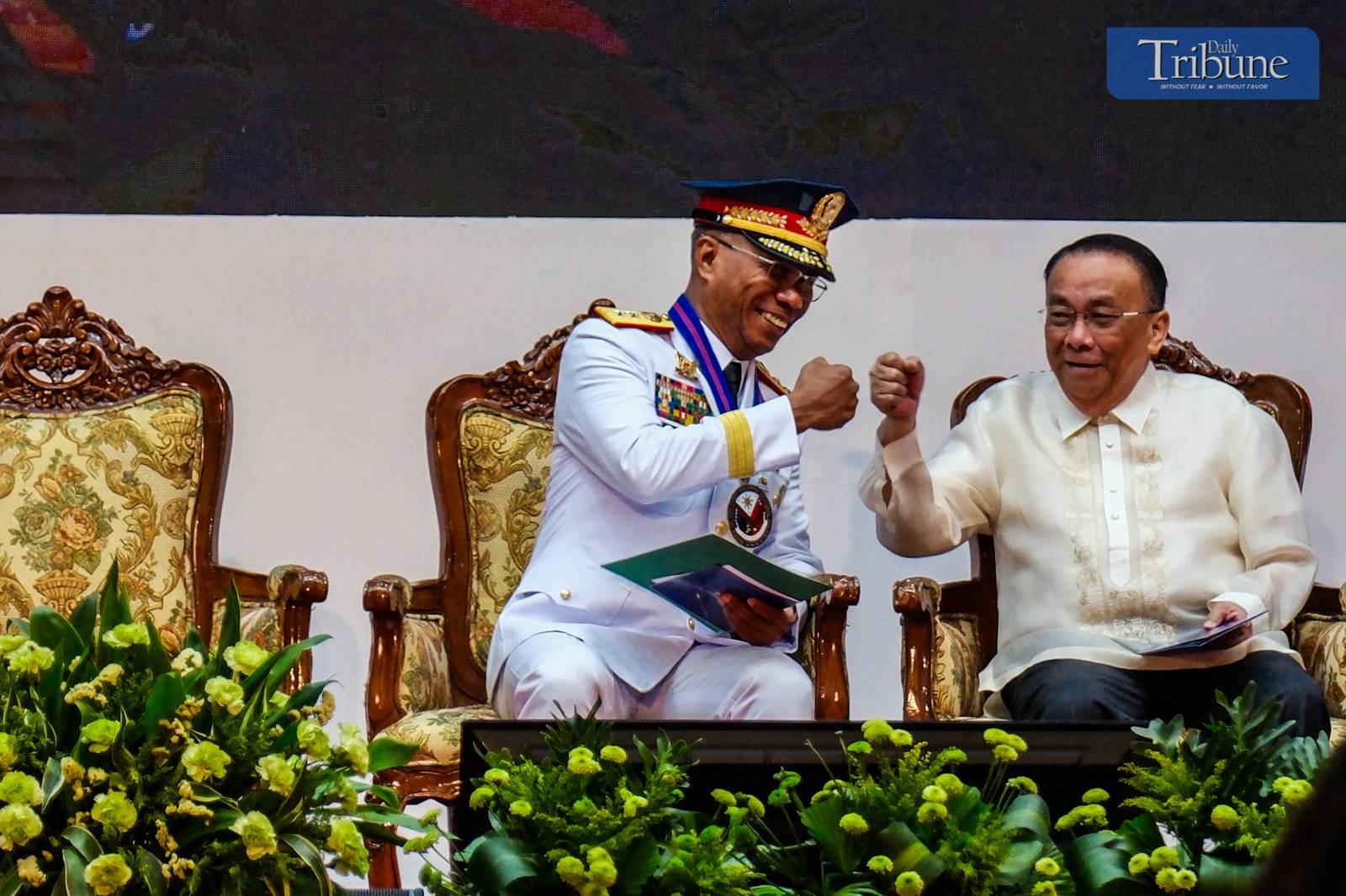 President Ferdinand R. Marcos Jr. leads the Philippine National Police (PNP) change of command ceremony on 2 June 2025, at Camp Crame, Quezon City. Police Major General Nicolas Torre III formally assumed office as the 31st PNP chief, succeeding Police General Rommel Marbil. Torre is the first graduate of the Philippine National Police Academy (PNPA) to head the organization. He previously served as chief of the Criminal Investigation and Detection Group (CIDG), where he oversaw the arrest and transport of former president Rodrigo Duterte to the International Criminal Court, and led the 2024 capture of Apollo Quiboloy on human trafficking and sexual exploitation charges. A native of Jolo, Sulu, Torre graduated from PNPA in 1993.