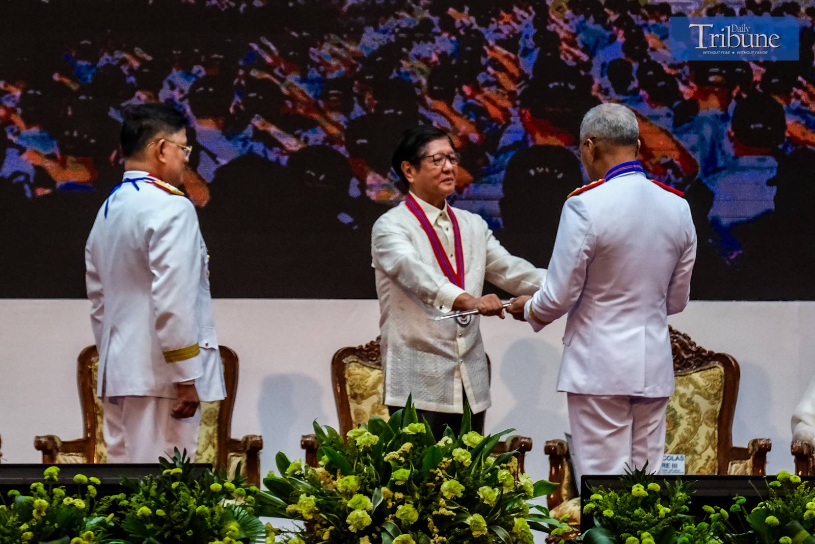 President Ferdinand R. Marcos Jr. leads the Philippine National Police (PNP) change of command ceremony on 2 June 2025, at Camp Crame, Quezon City. Police Major General Nicolas Torre III formally assumed office as the 31st PNP chief, succeeding Police General Rommel Marbil. Torre is the first graduate of the Philippine National Police Academy (PNPA) to head the organization. He previously served as chief of the Criminal Investigation and Detection Group (CIDG), where he oversaw the arrest and transport of former president Rodrigo Duterte to the International Criminal Court, and led the 2024 capture of Apollo Quiboloy on human trafficking and sexual exploitation charges. A native of Jolo, Sulu, Torre graduated from PNPA in 1993.