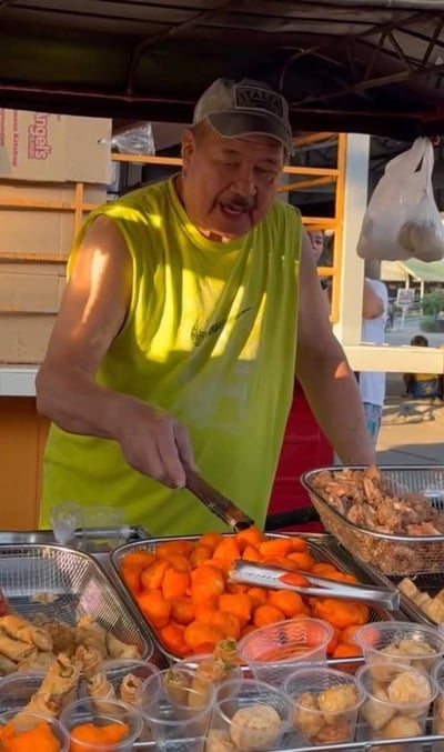 Jimmy Santos embraces grit of street food vending