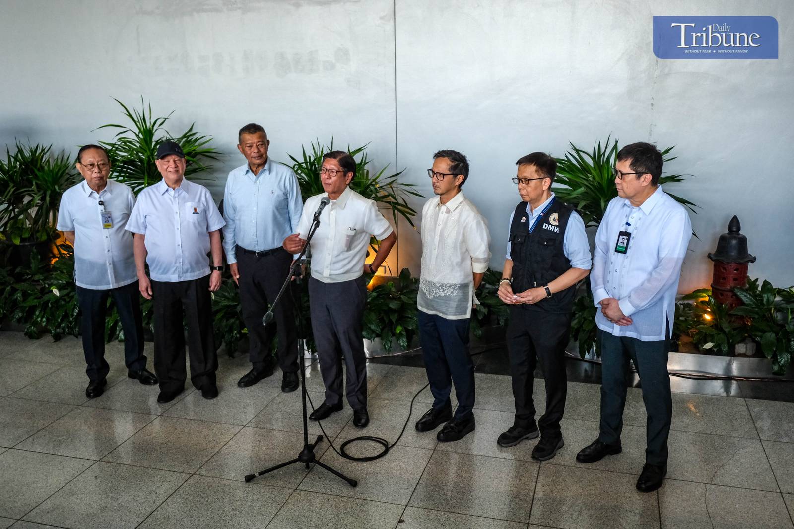 President Ferdinand R. Marcos Jr. inspects upgraded facilities at NAIA Terminal 3 in Pasay City on Tuesday, 3 June 2025, following the recent turnover of operations to the New NAIA Infrastructure Corporation (NNIC). Marcos received a briefing on NNIC’s initial accomplishments before touring key areas, including the Immigration Area, OFW Immigration Annex, OFW Lounge and Rest Area, TNVS bay, and Arrival curbside. He was joined by Transportation Secretary Vivencio B. Dizon, Migrant Workers Secretary Hans Leo J. Cacdac, OWWA Administrator Patricia Yvonne Caunan, and San Miguel Corporation President and CEO Ramon S. Ang.