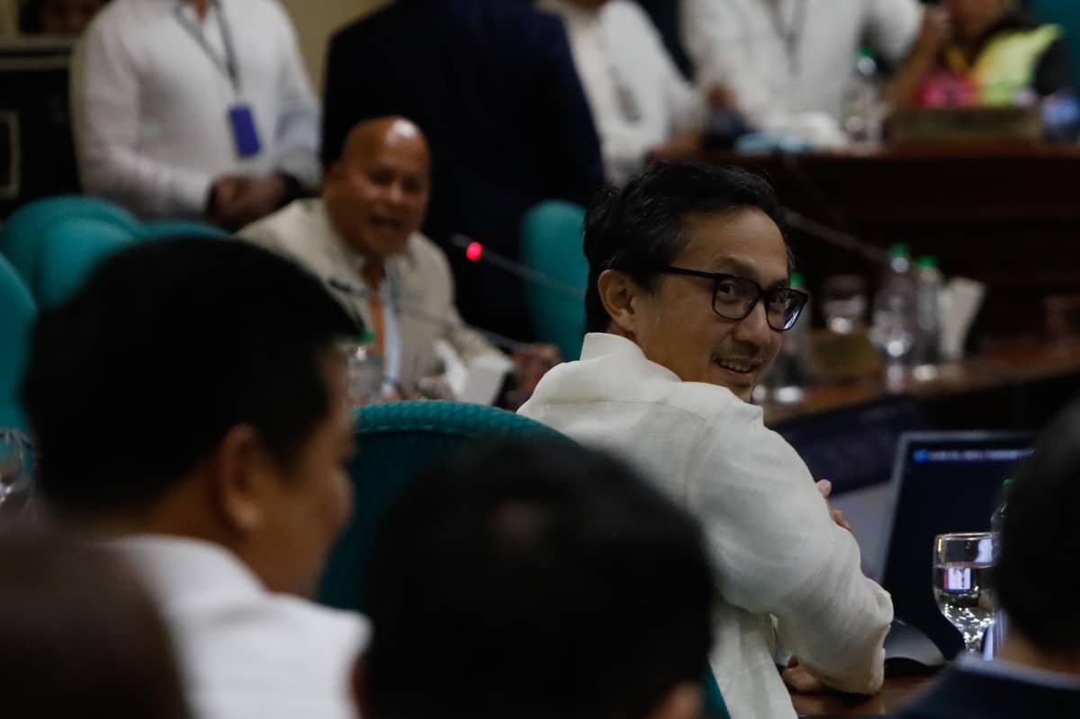 TRANSPORT chief Vince Dizon attends a Commission on Appointment hearing at the Senate of the Philippines in Pasay City on Tuesday, 3 June, 2025.