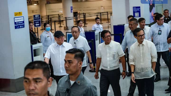 President Ferdinand R. Marcos Jr. inspects upgraded facilities at NAIA Terminal 3 in Pasay City on Tuesday, 3 June 2025, following the recent turnover of operations to the New NAIA Infrastructure Corporation (NNIC). Marcos received a briefing on NNIC’s initial accomplishments before touring key areas, including the Immigration Area, OFW Immigration Annex, OFW Lounge and Rest Area, TNVS bay, and Arrival curbside. He was joined by Transportation Secretary Vivencio B. Dizon, Migrant Workers Secretary Hans Leo J. Cacdac, OWWA Administrator Patricia Yvonne Caunan, and San Miguel Corporation President and CEO Ramon S. Ang.